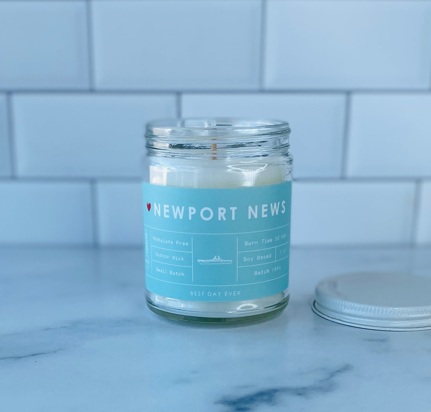 Newport News, VA Candle