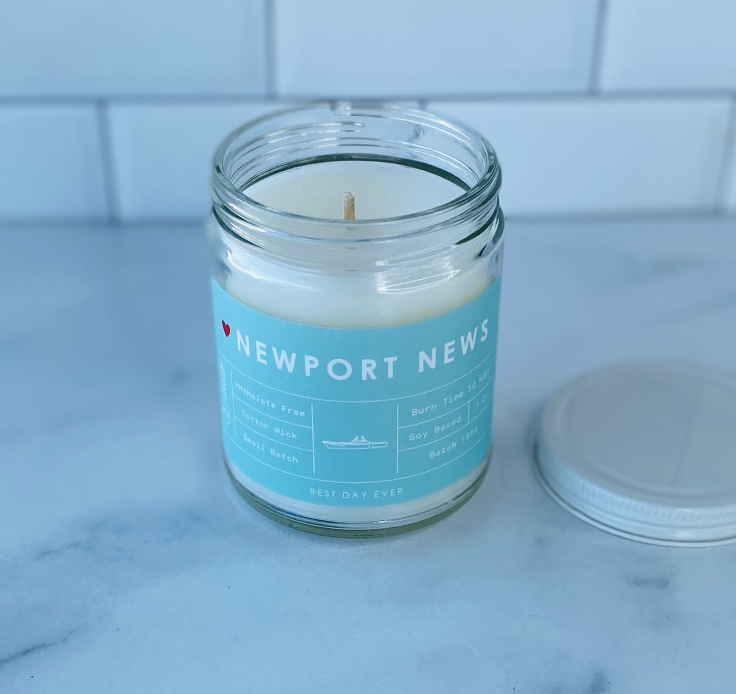 Newport News, VA Candle