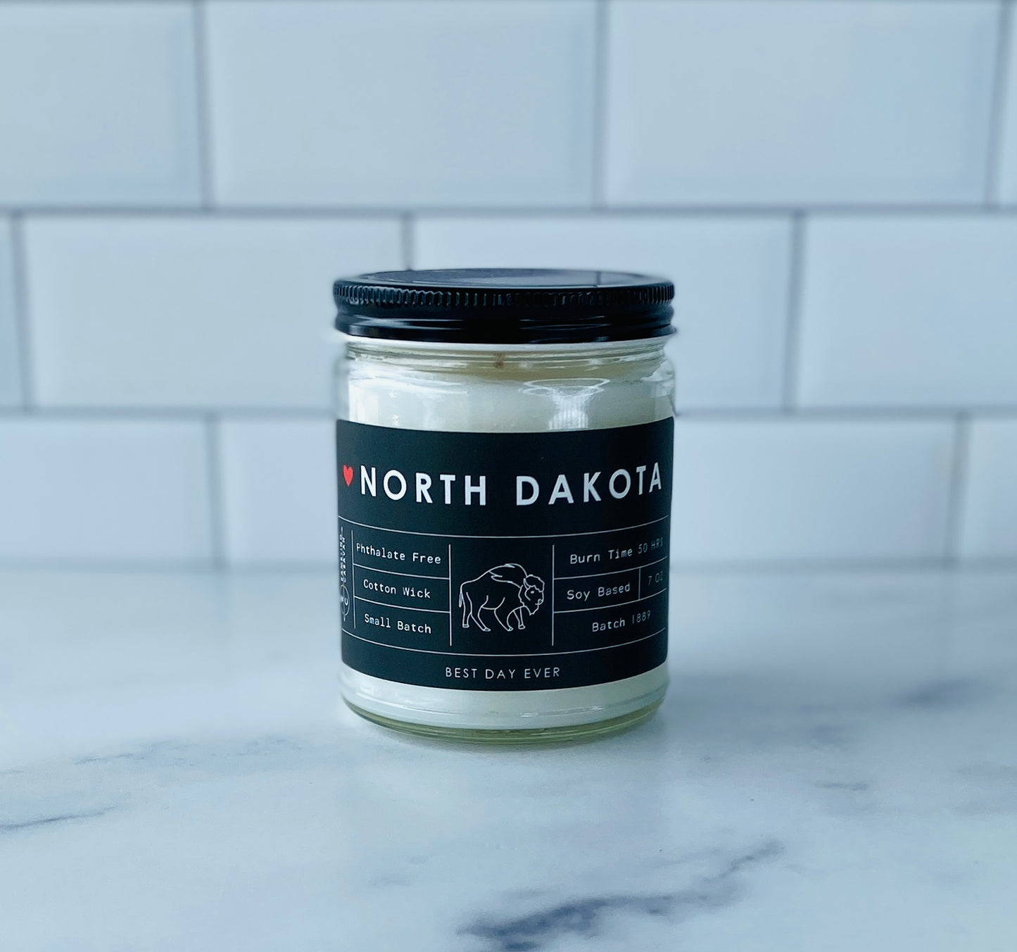 North Dakota Candle