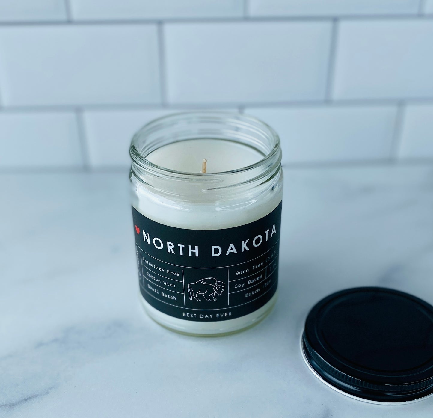 North Dakota Candle