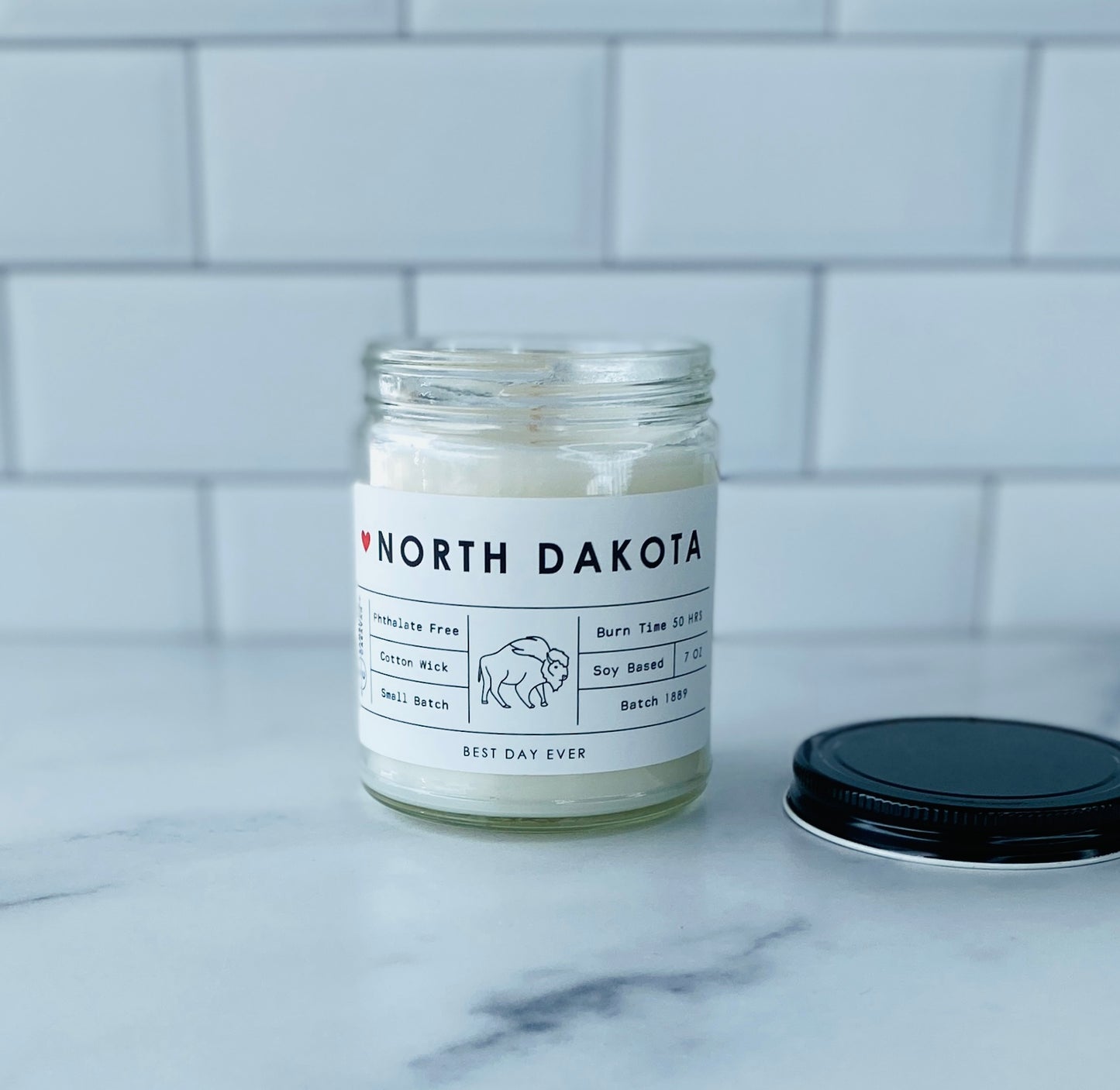 North Dakota Candle