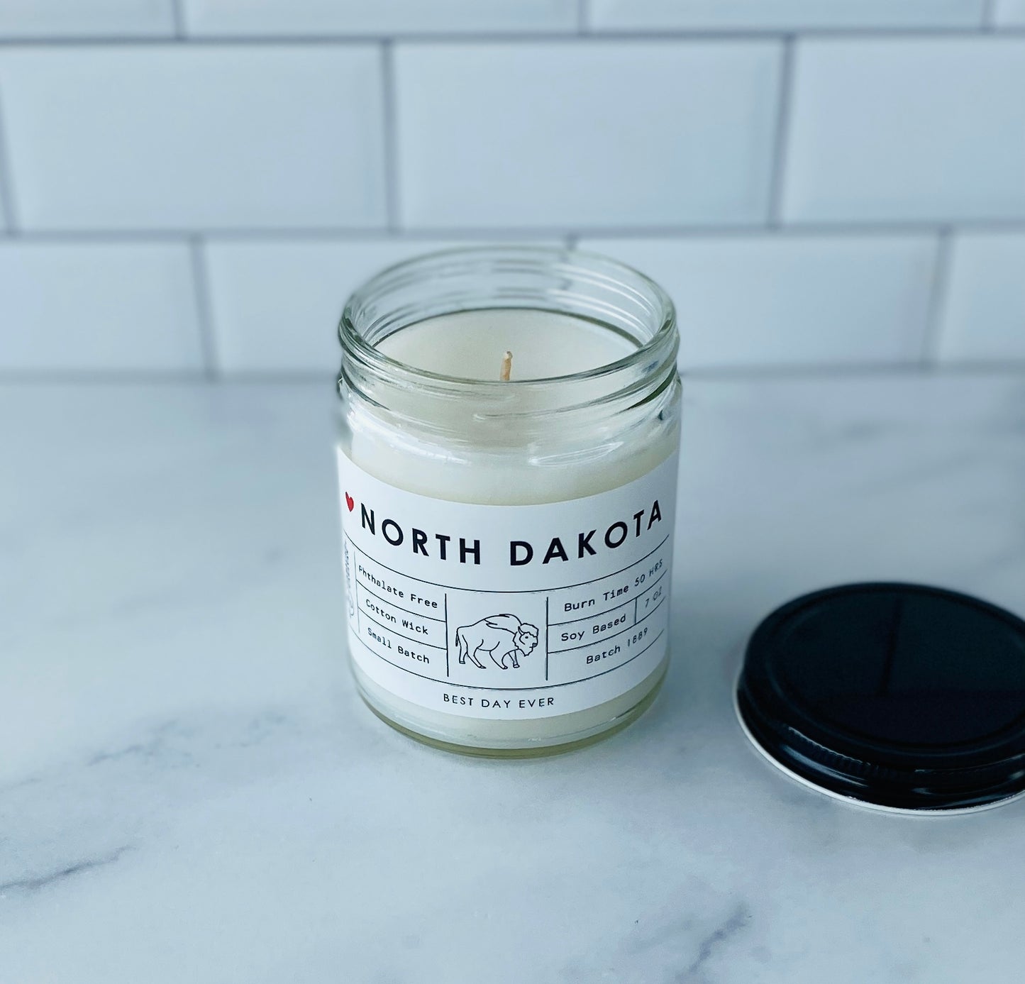 North Dakota Candle