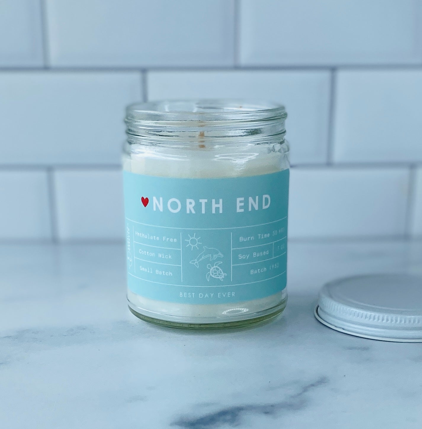 North End, VB, VA Candle