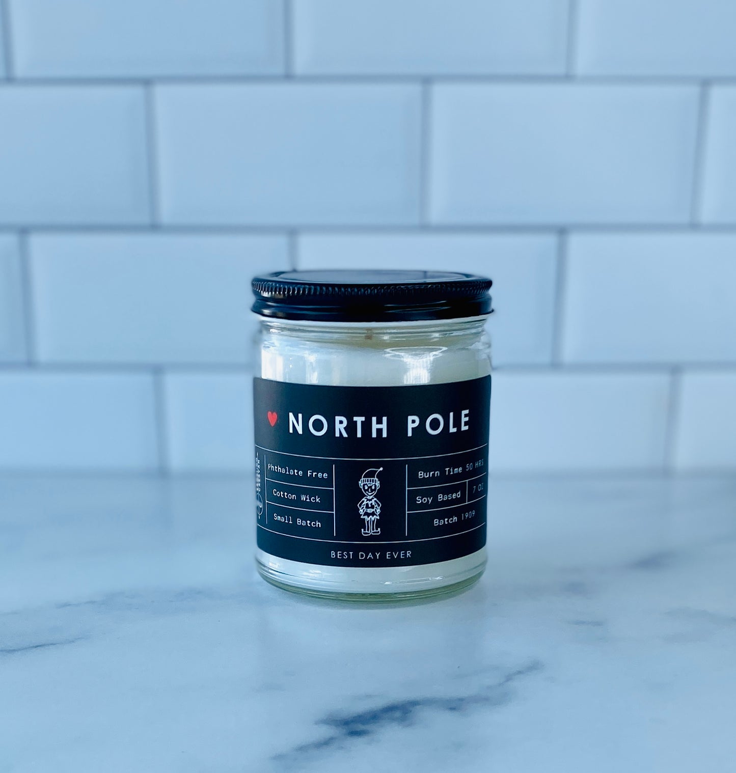 North Pole (home of Santa) Candle