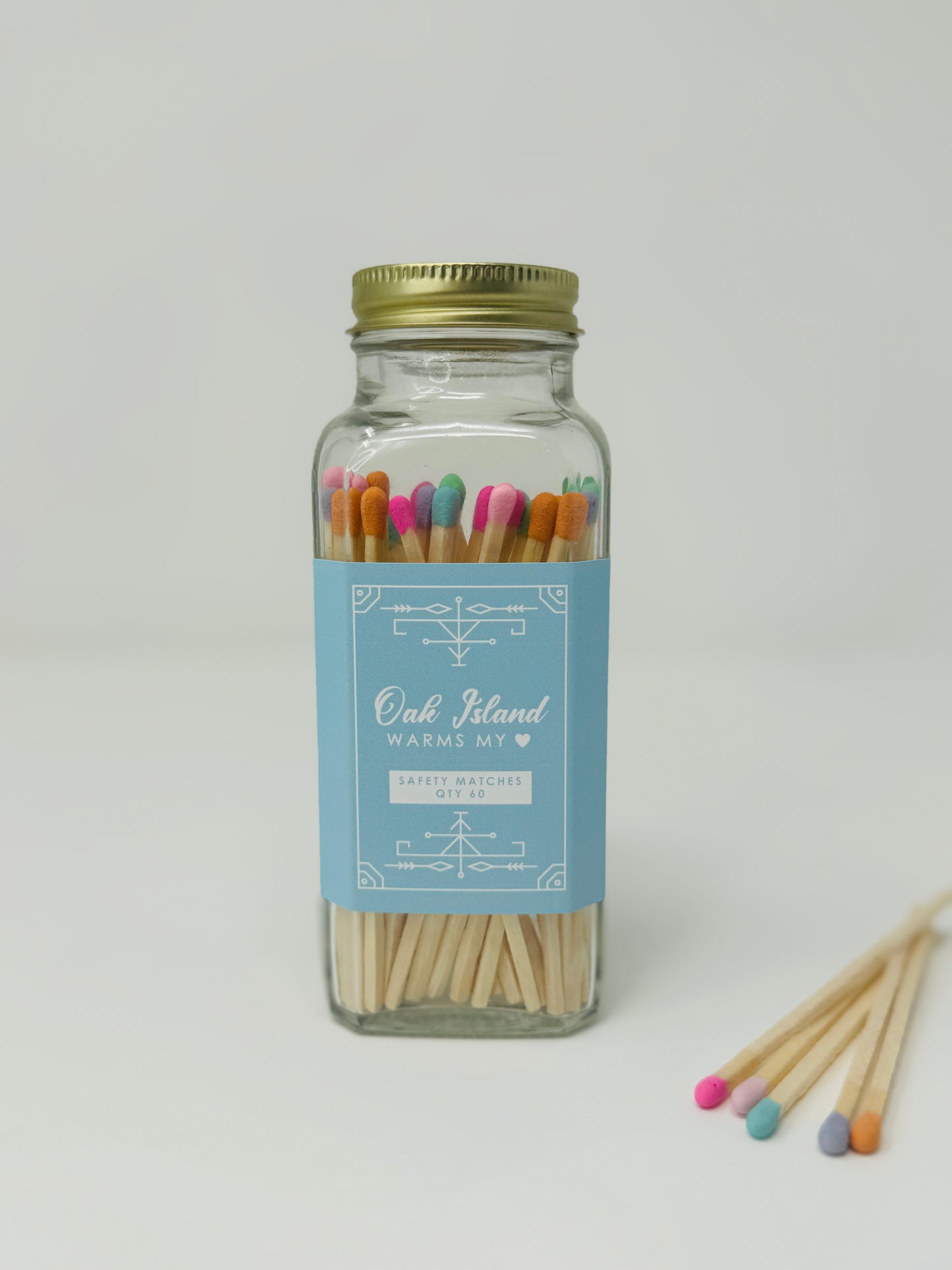 Oak Island Safety Matches - Oak Island Warms My Heart