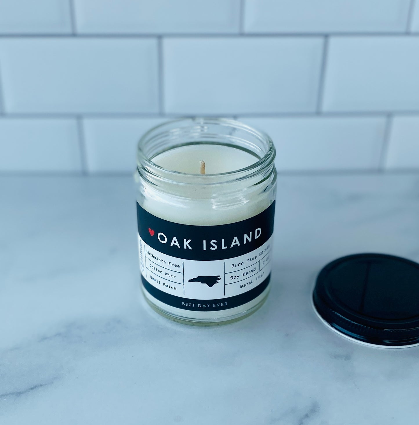 Oak Island, NC Candle