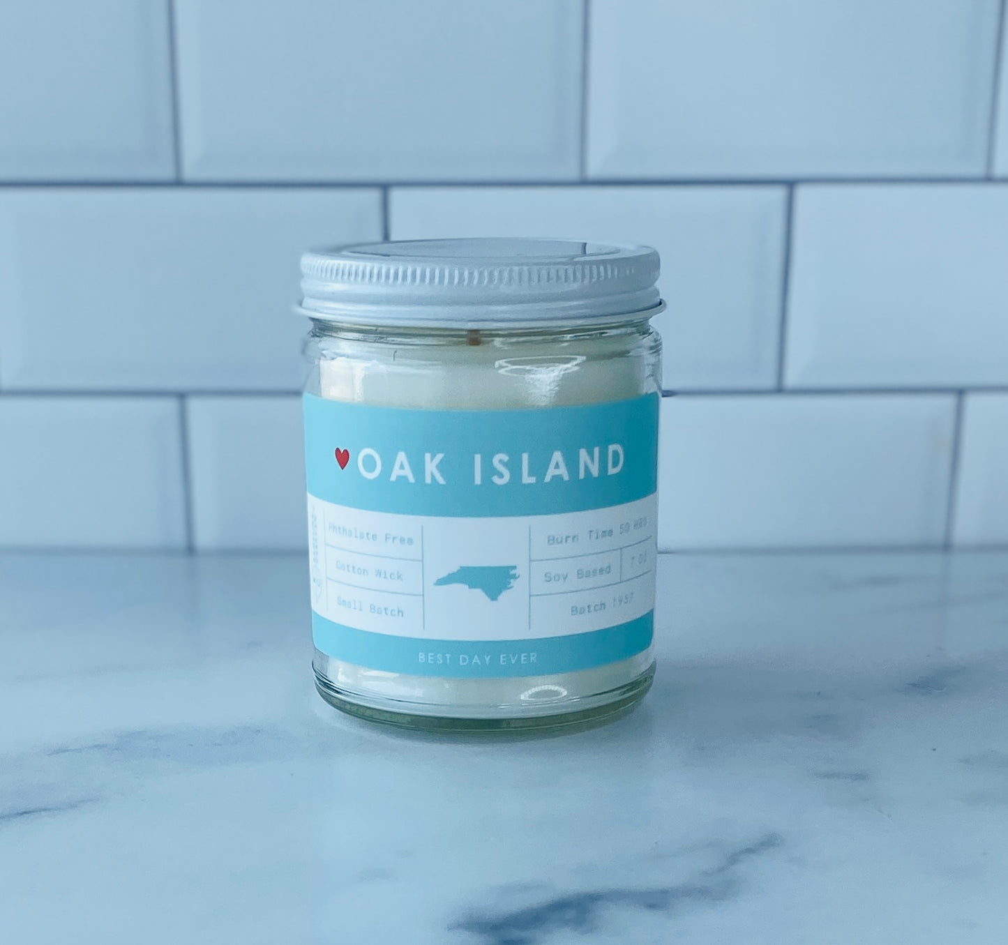 Oak Island, NC Candle