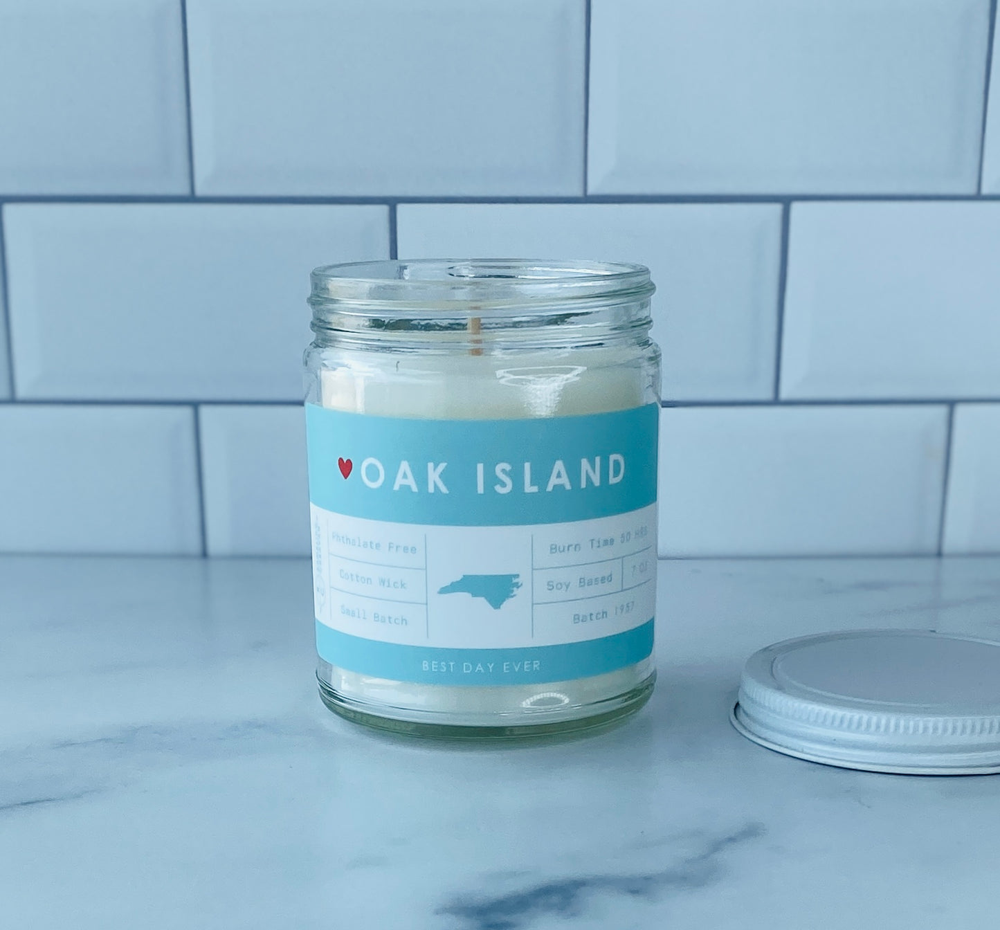 Oak Island, NC Candle