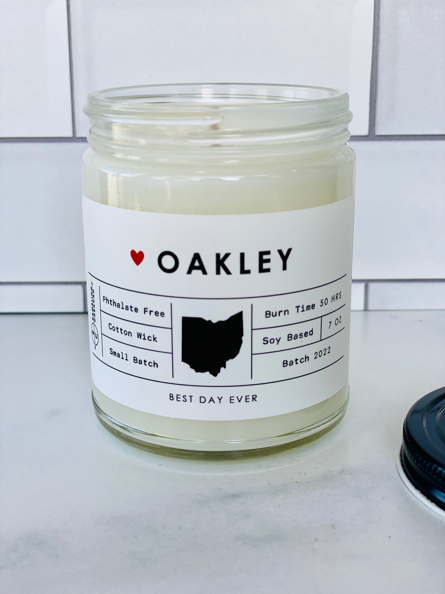 Oakley, OH Candle