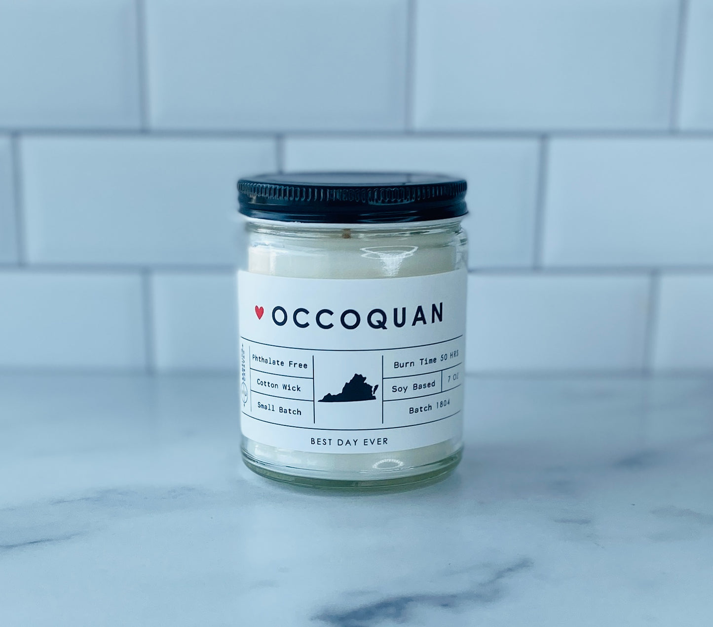 Occoquan, VA Candle