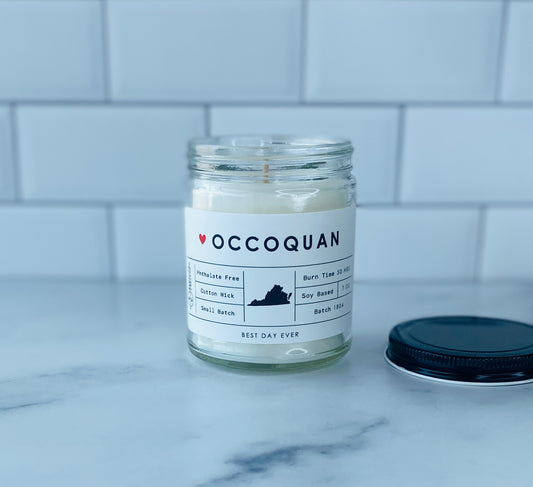 Occoquan, VA Candle