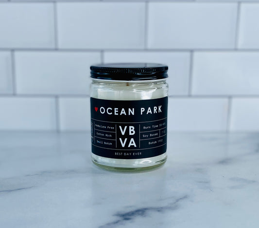 Ocean Park, VB, VA Candle
