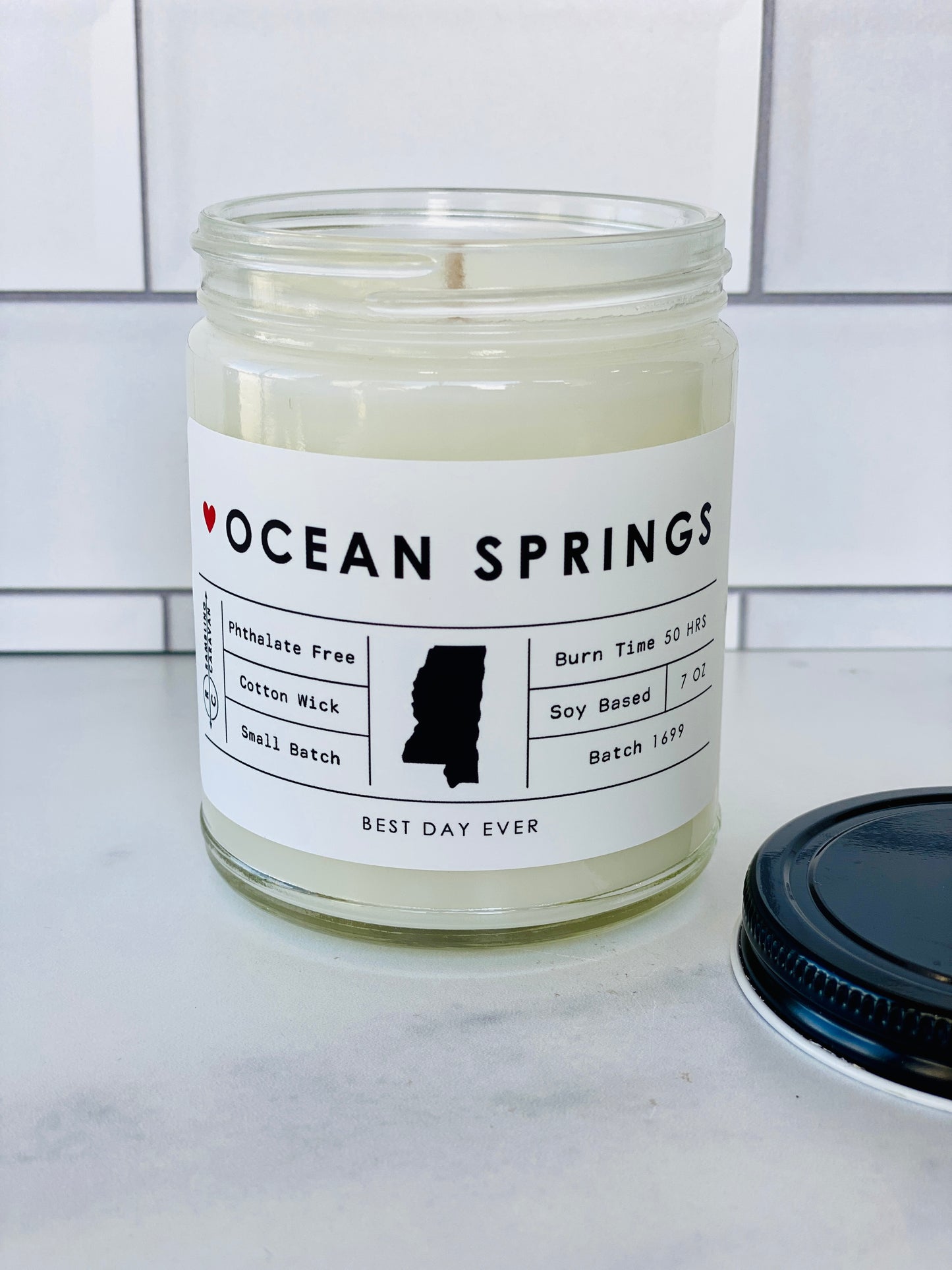 Ocean Springs, MS Candle