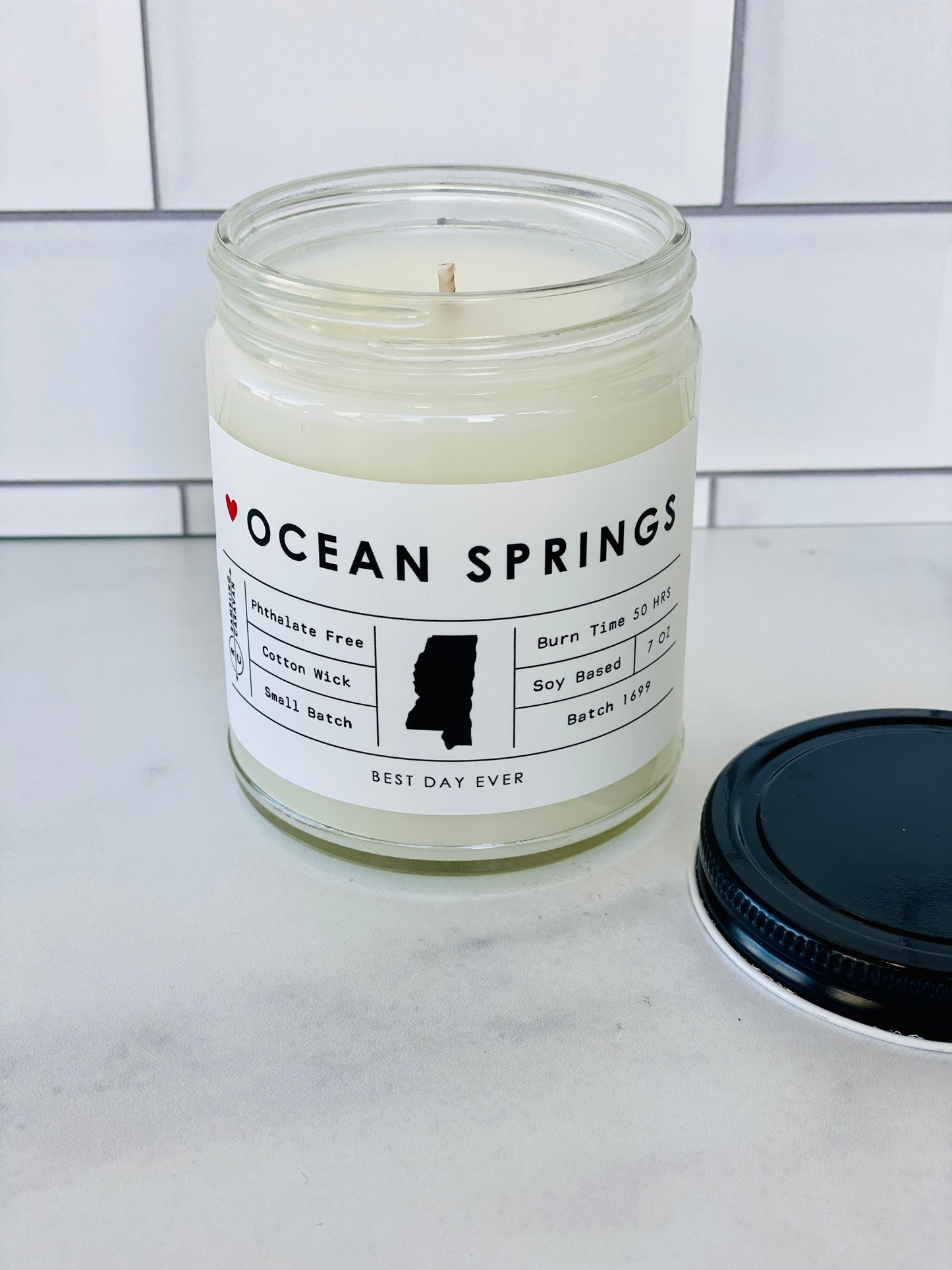 Ocean Springs, MS Candle