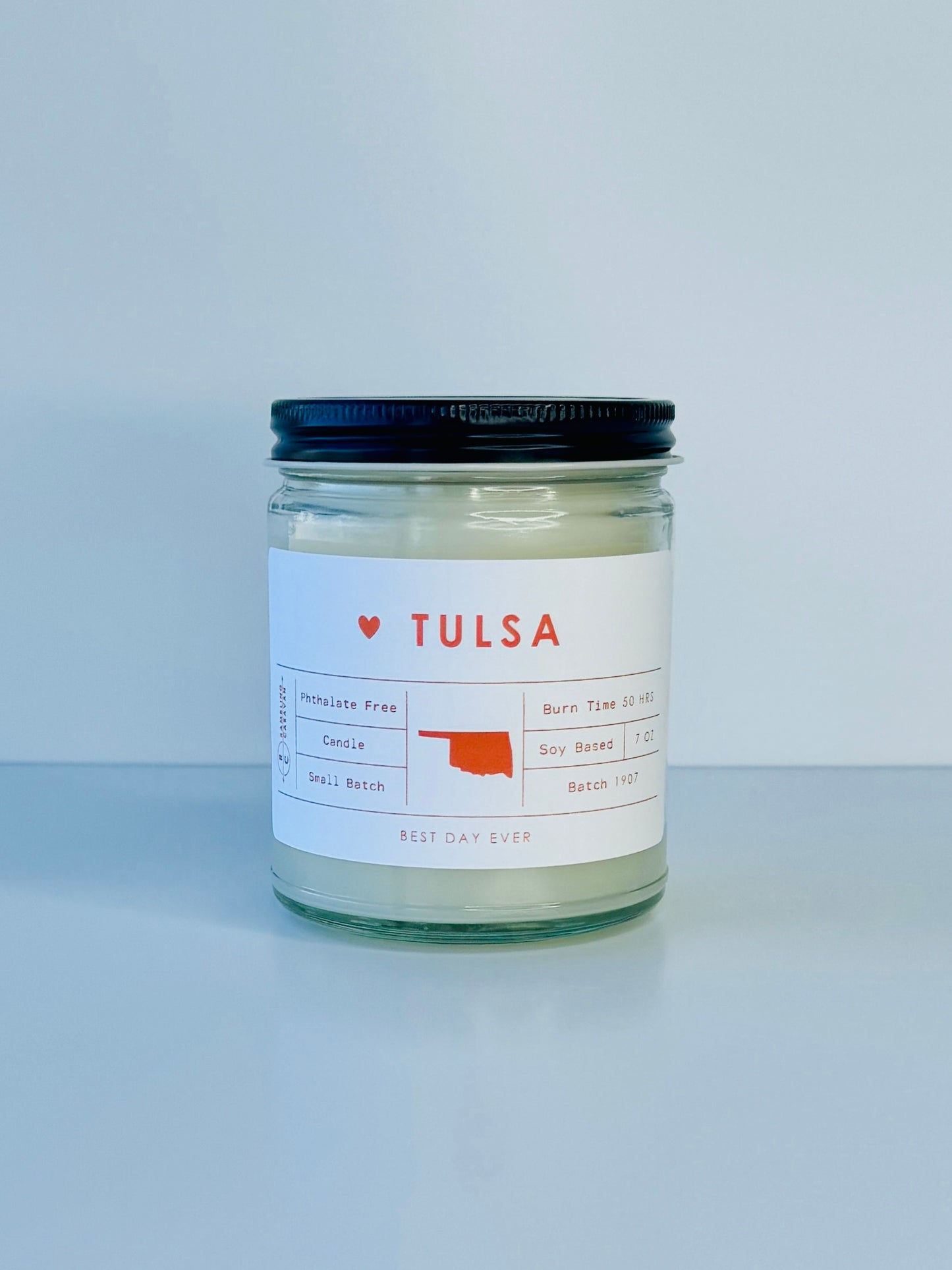 Tulsa, Oklahoma Candle
