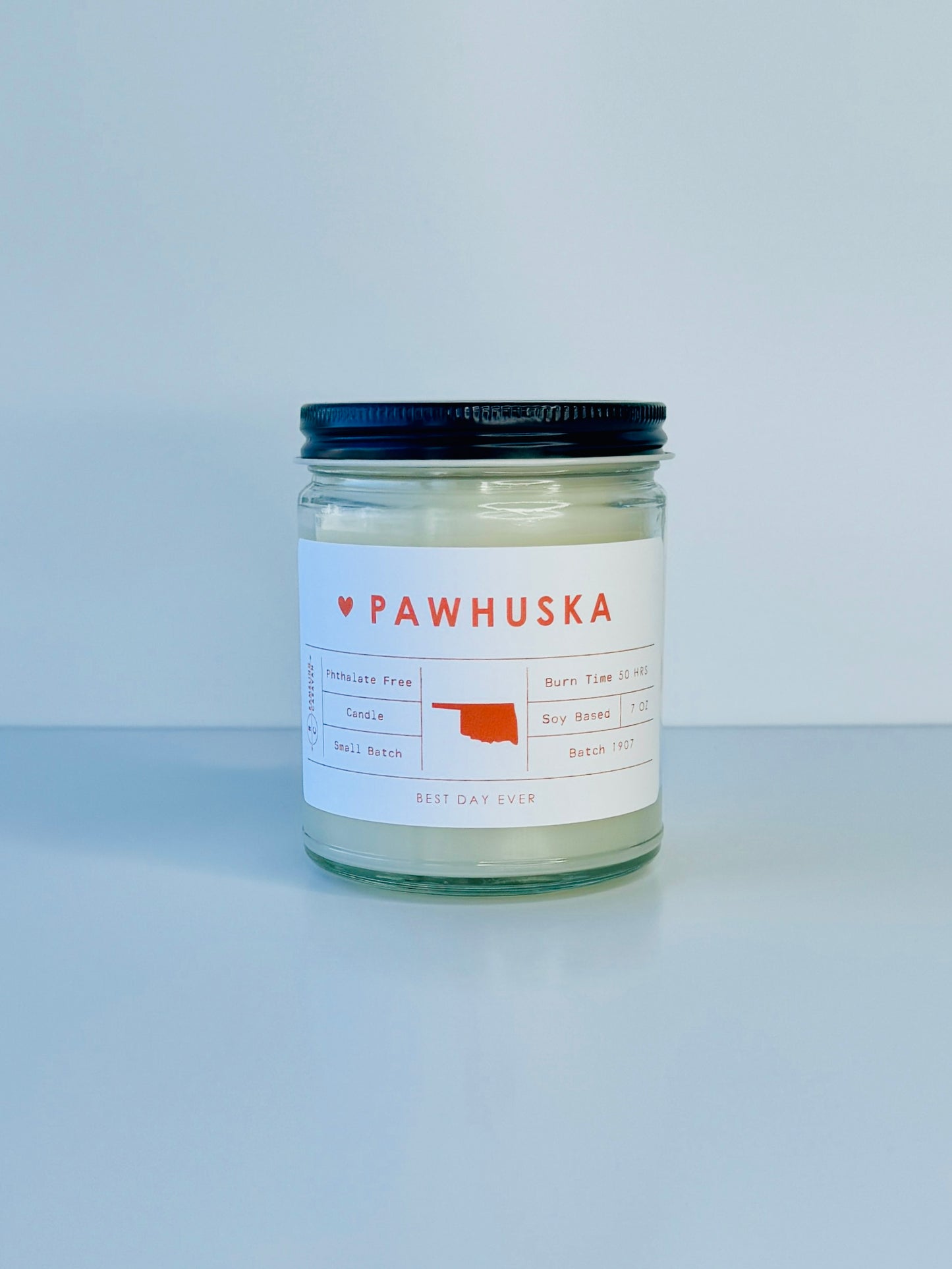 Pawhuska, Oklahoma Candle