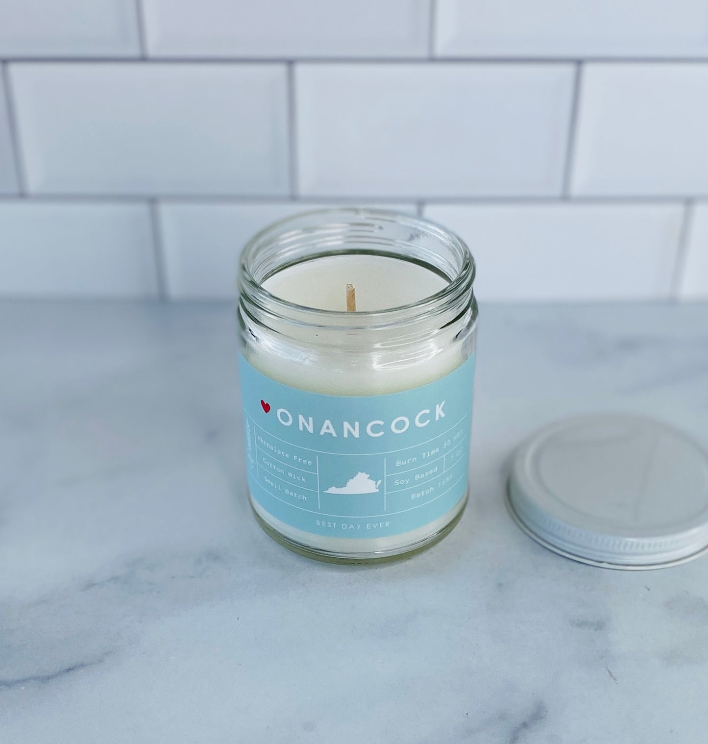 Onancock, VA Candle