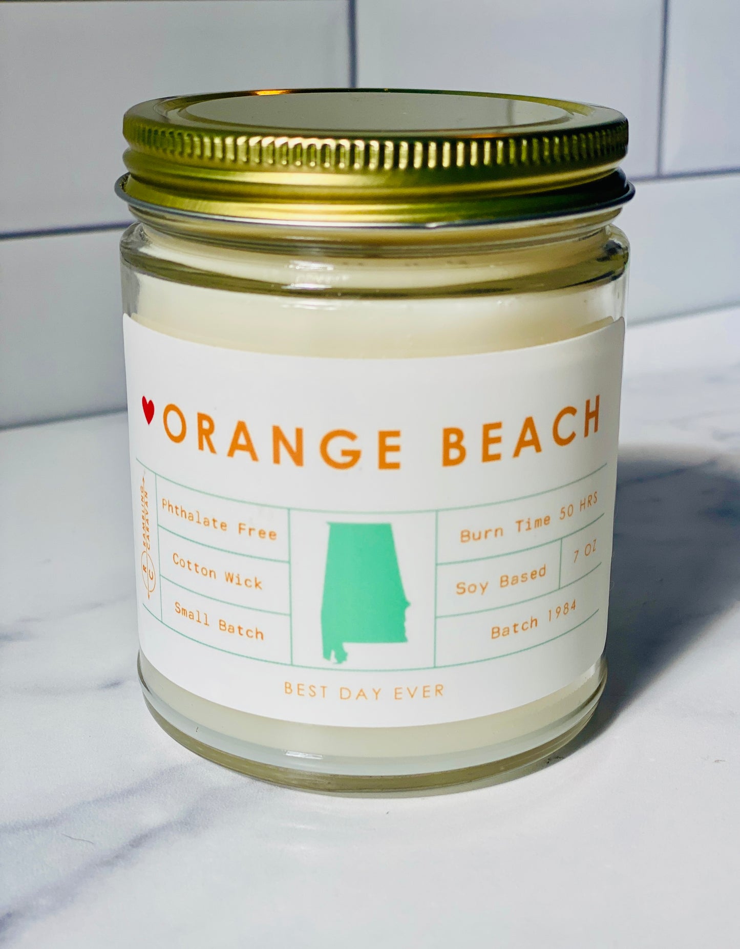 Orange Beach, AL Candle