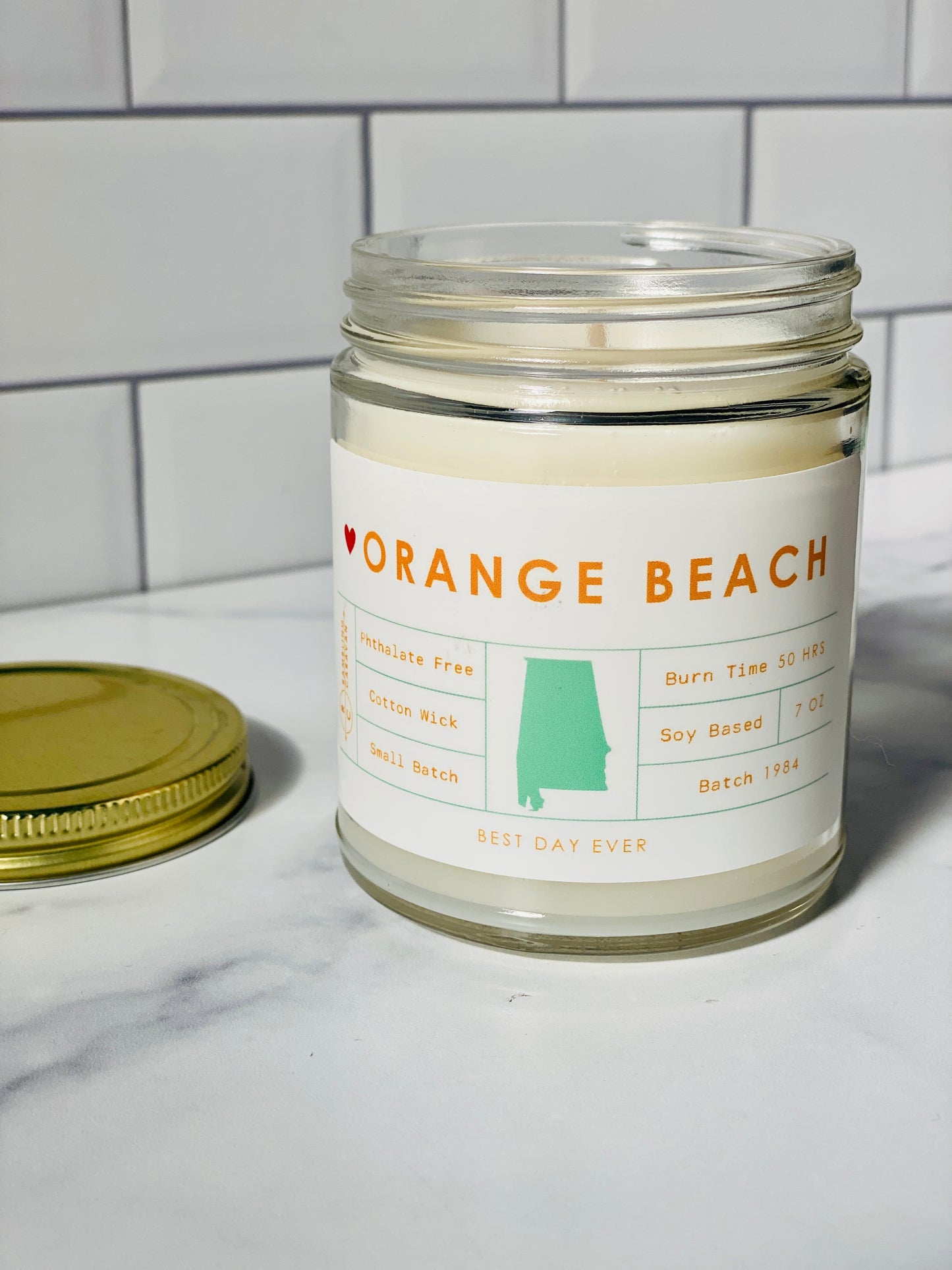 Orange Beach, AL Candle