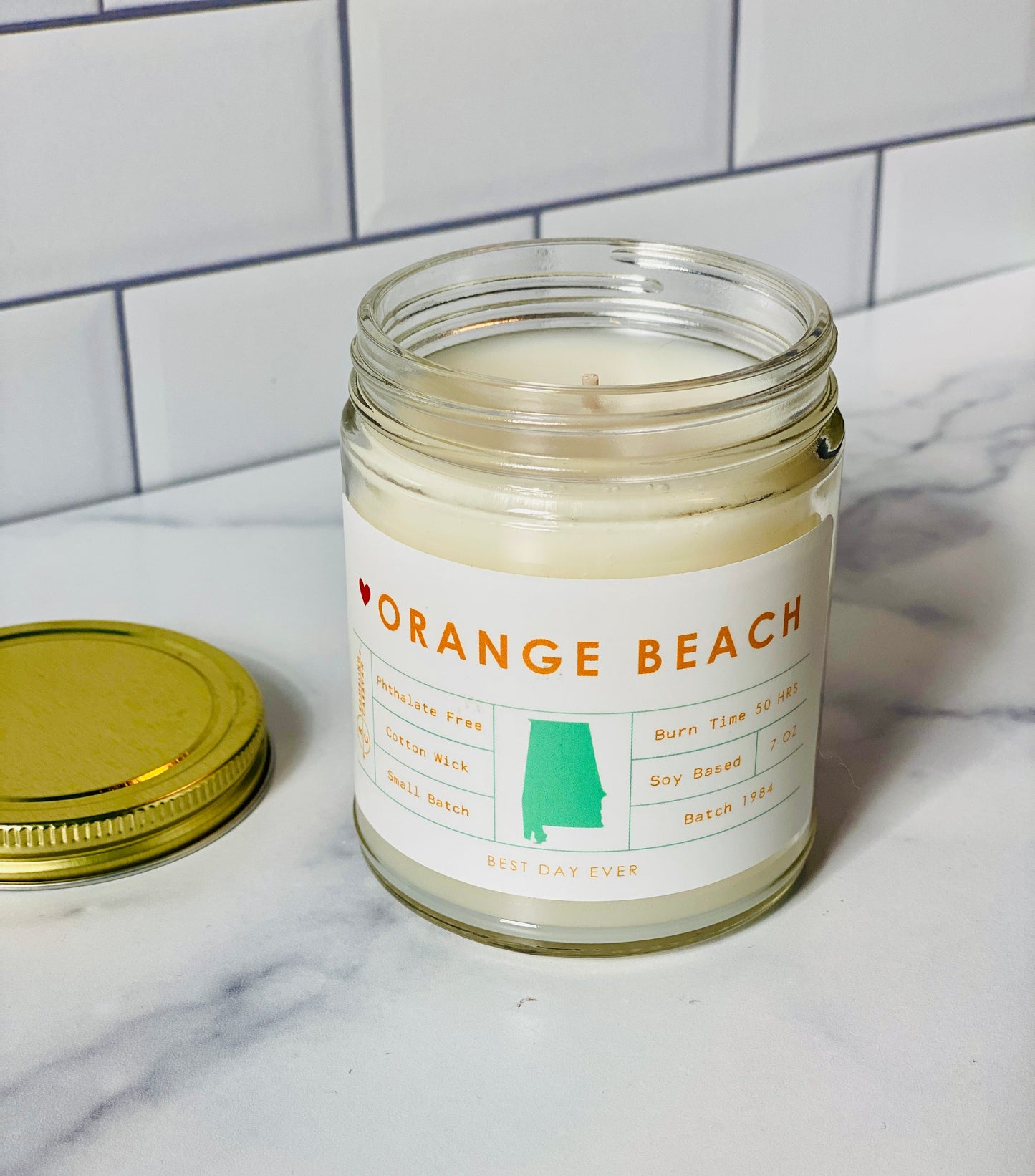 Orange Beach, AL Candle