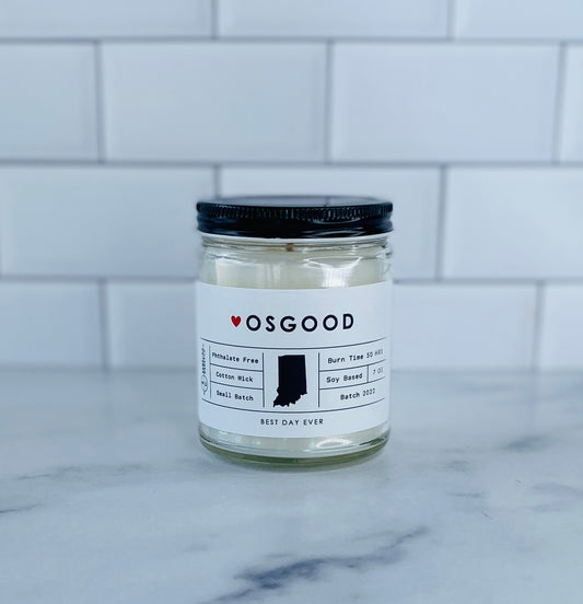 Osgood, IN Candle