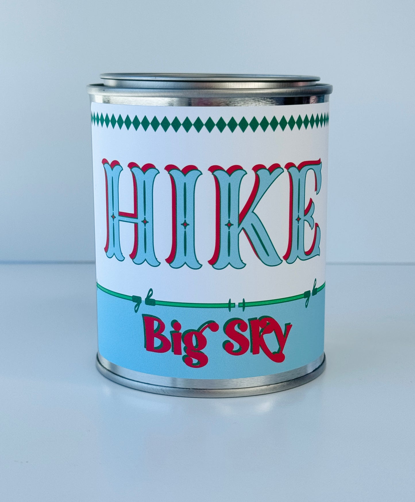 Hike Big Sky - Paint Tin Candle