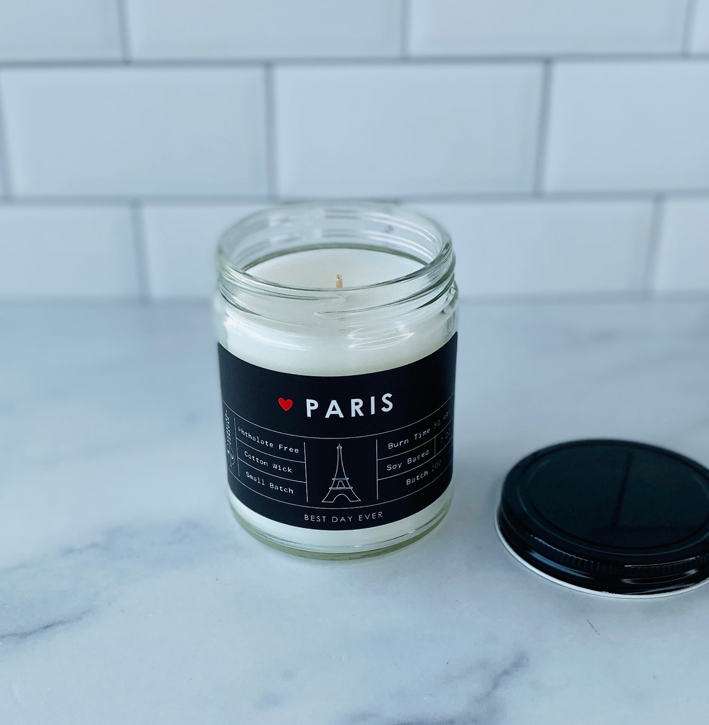 Paris, France Candle