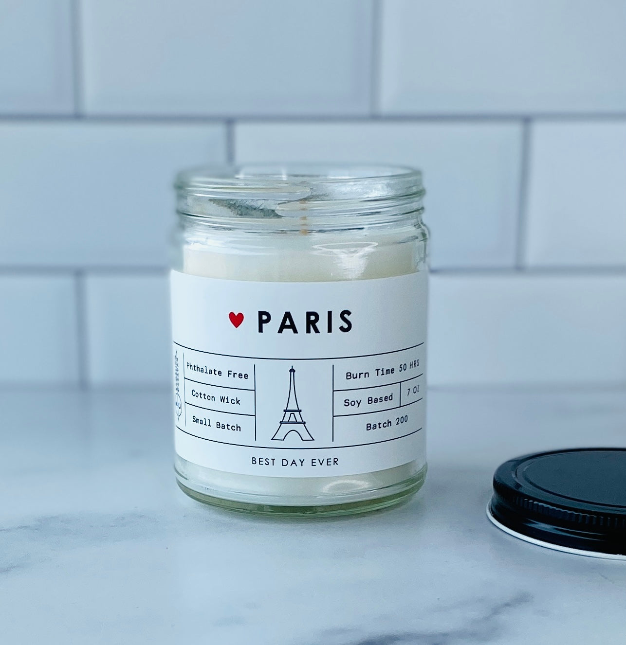 Paris, France Candle