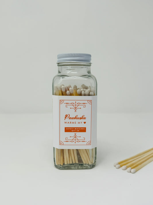 Pawhuska Safety Matches - Pawhuska Warms My Heart