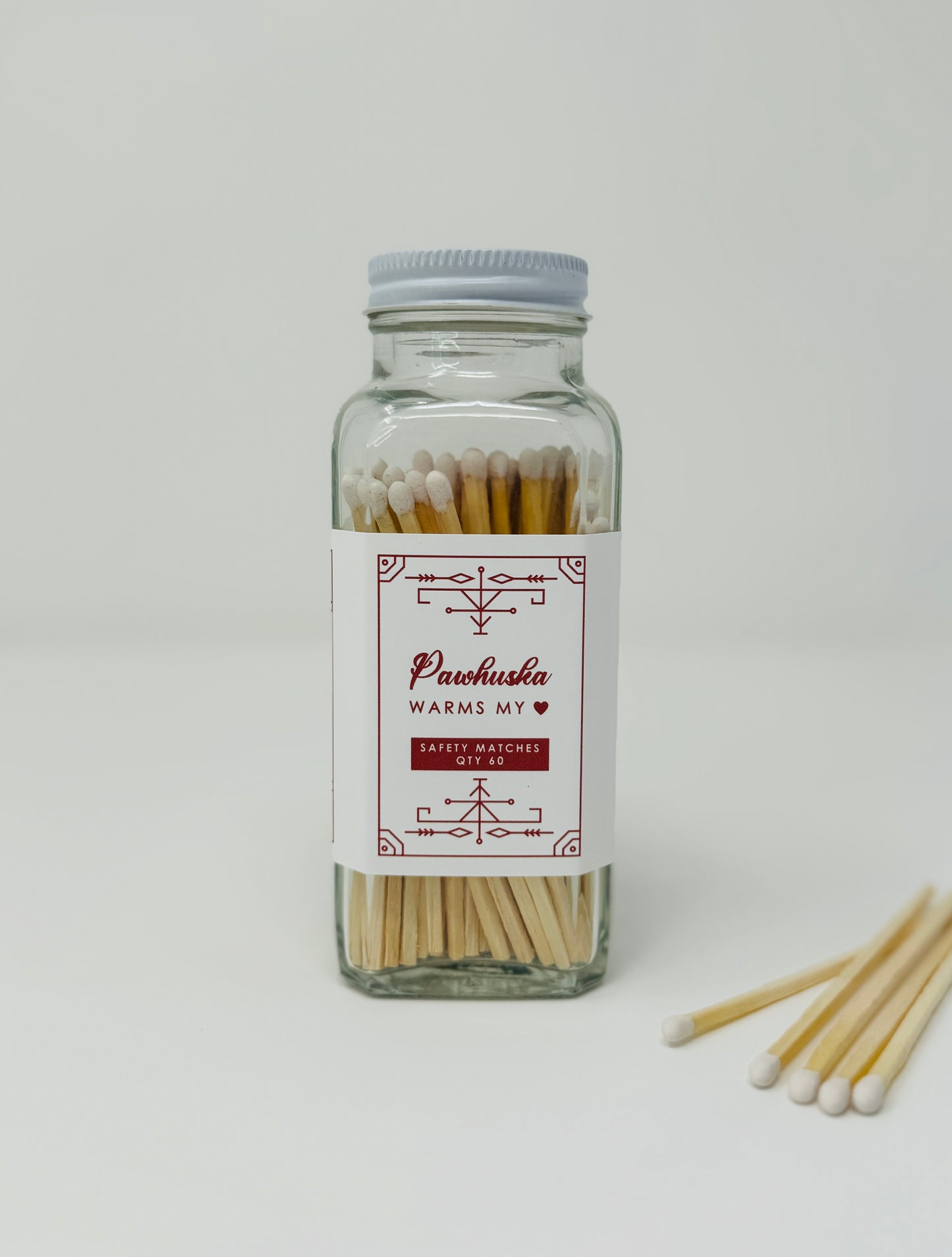 Pawhuska Safety Matches - Pawhuska Warms My Heart