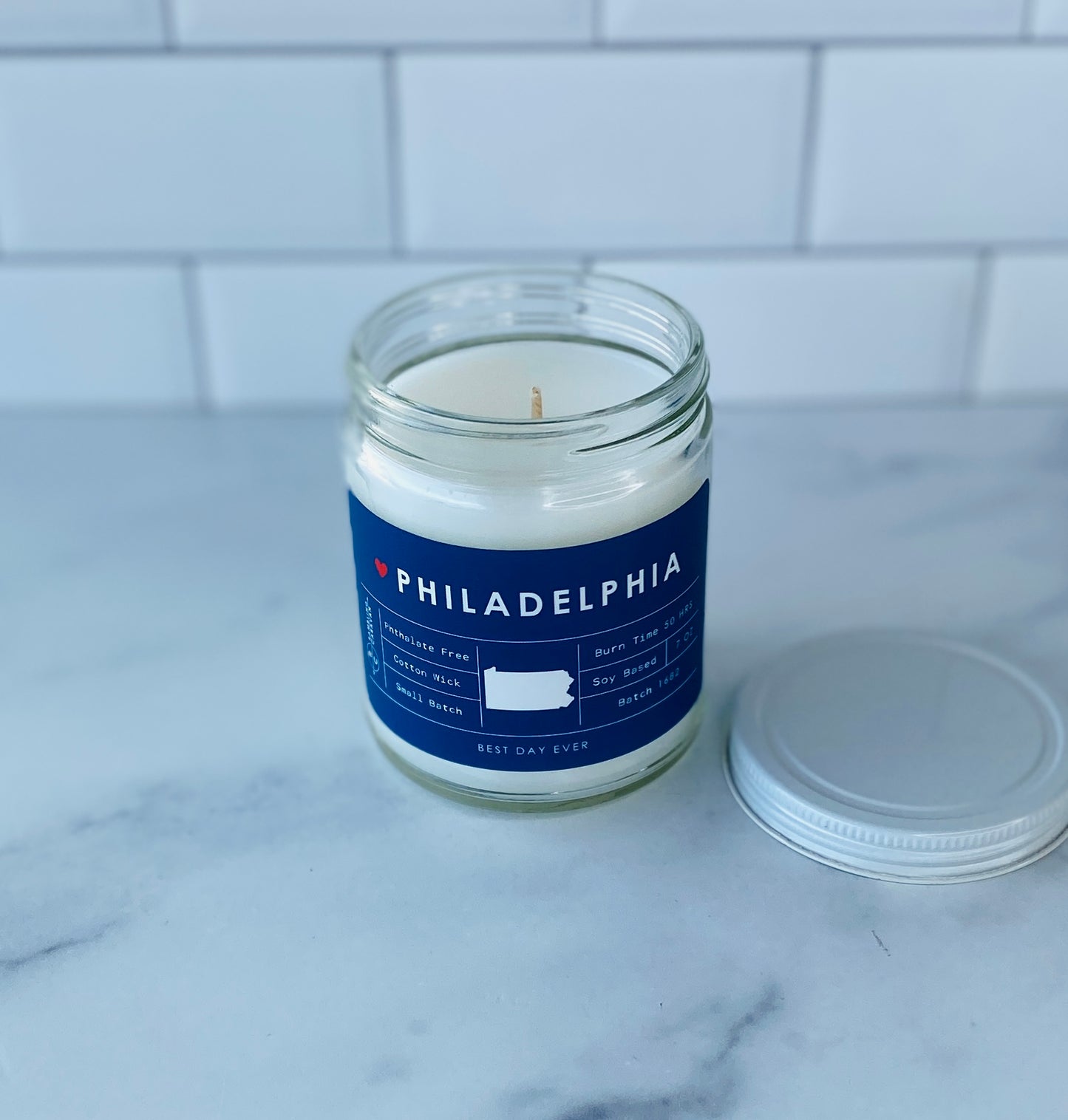 Philadelphia, PA Candle