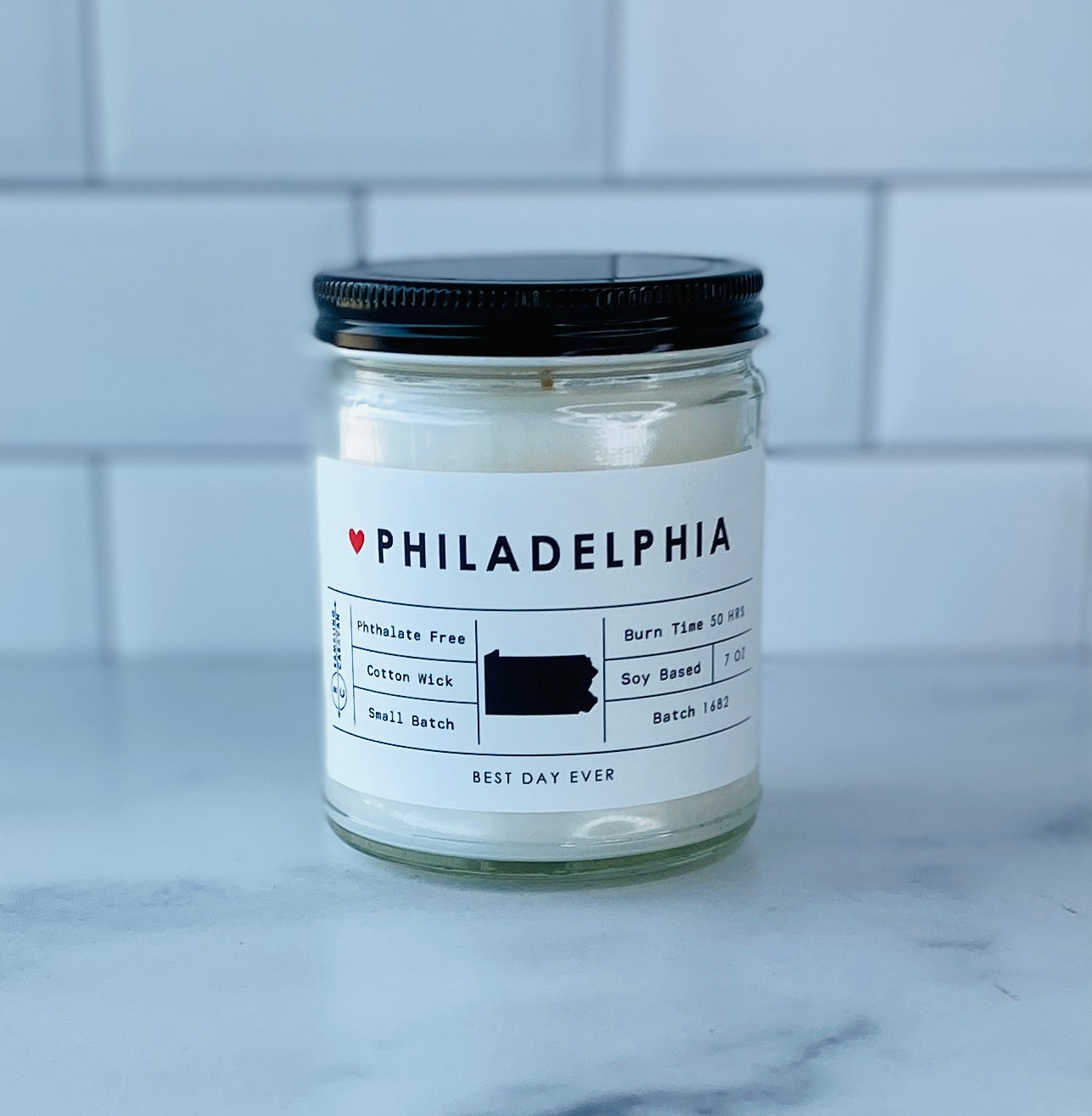 Philadelphia, PA Candle