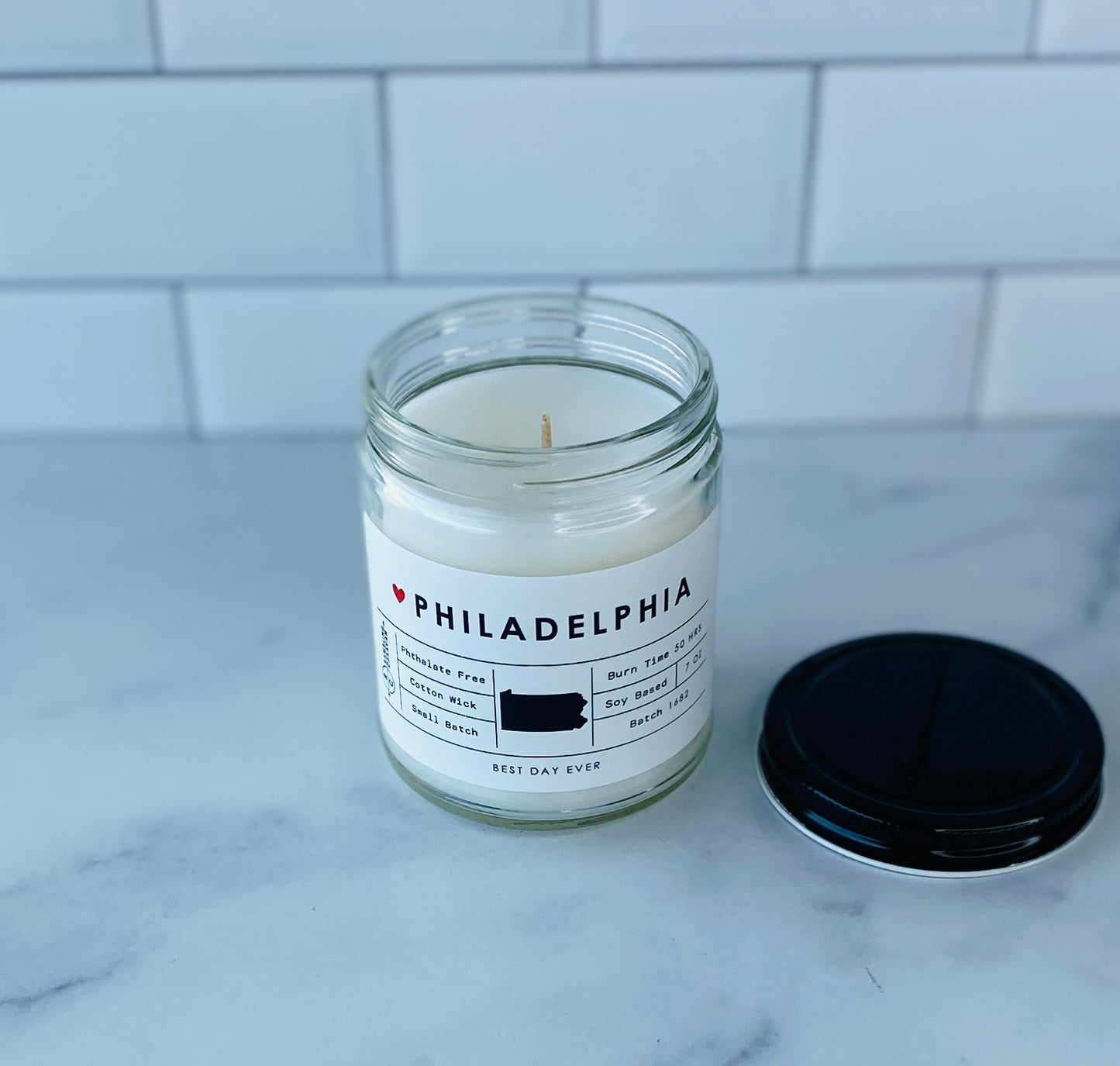 Philadelphia, PA Candle