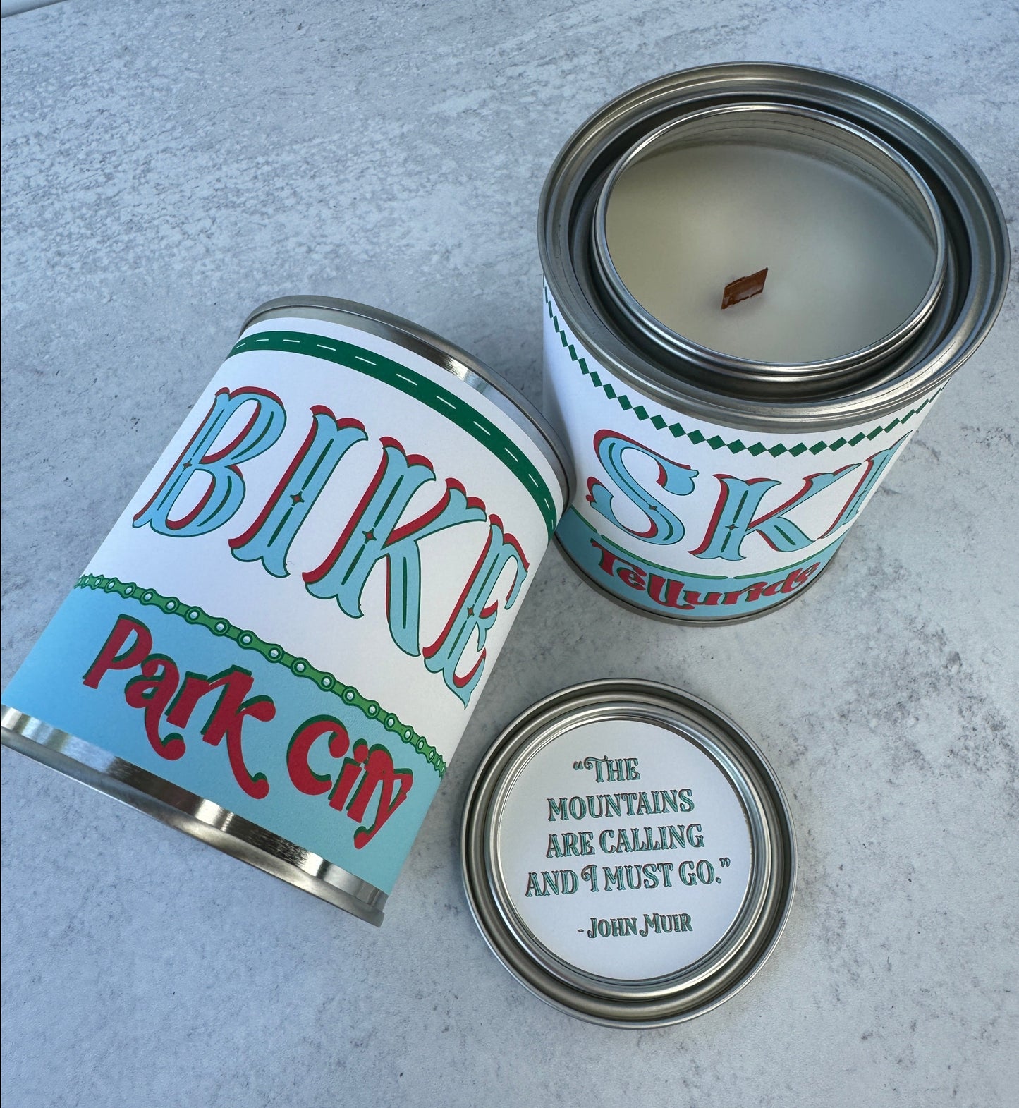 Hike Lookout Pass - Paint Tin Candle