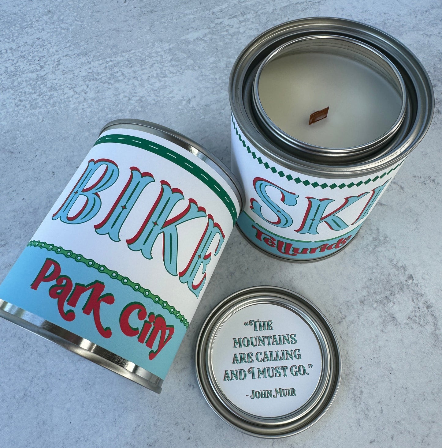 Hike Summit Snoqualmie - Paint Tin Candle