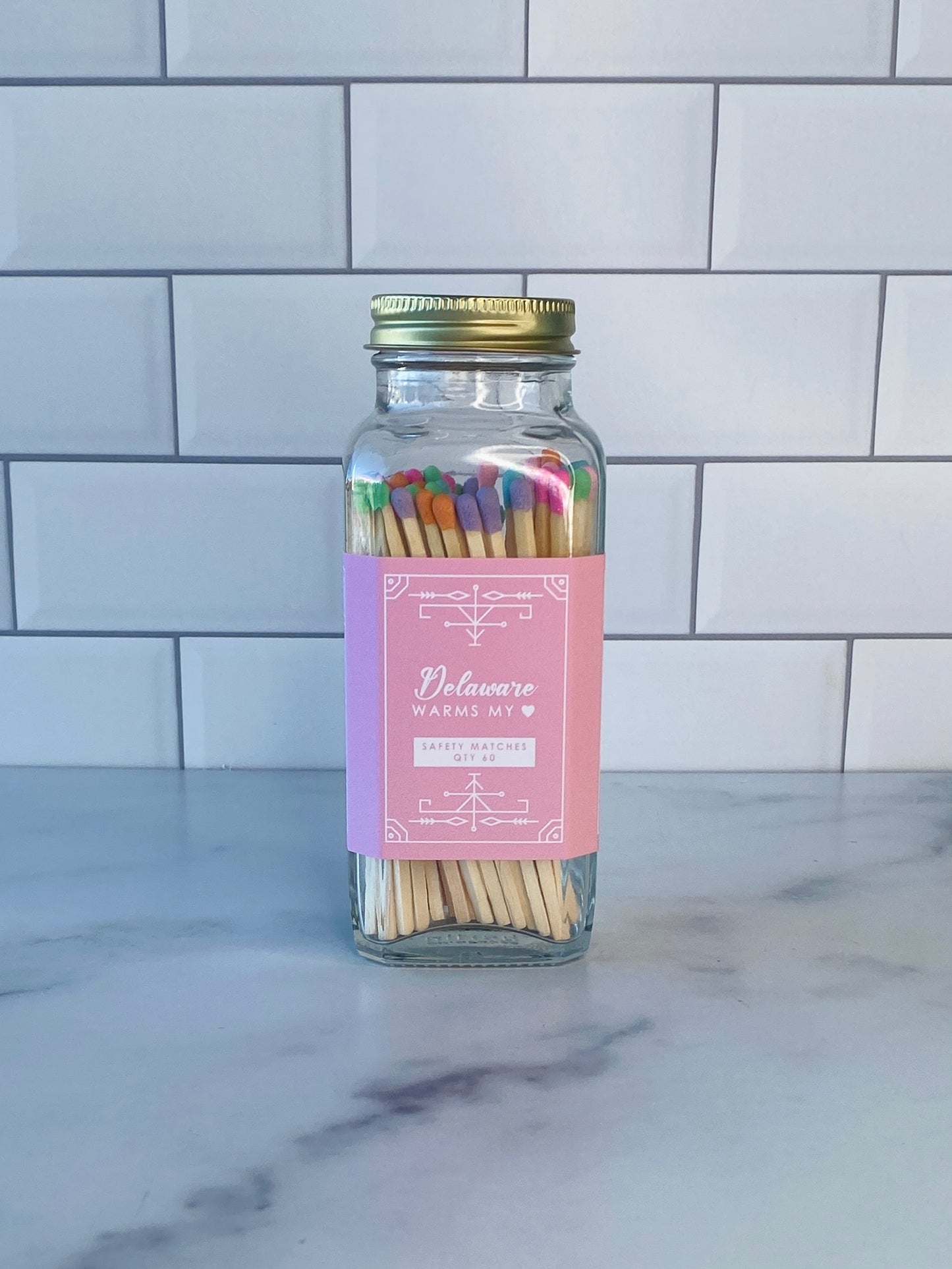 Delaware Safety Matches - Delaware Warms My Heart