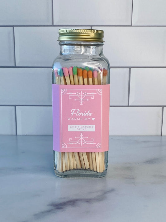 Florida Safety Matches - Florida Warms My Heart