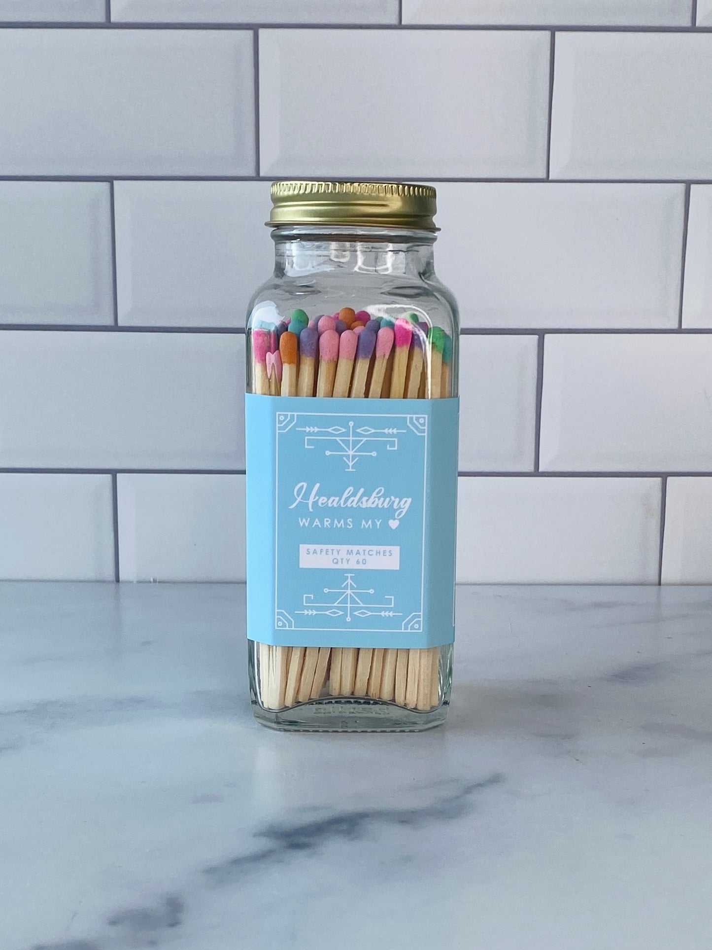 Healdsburg Safety Matches - Healdsburg Warms My Heart