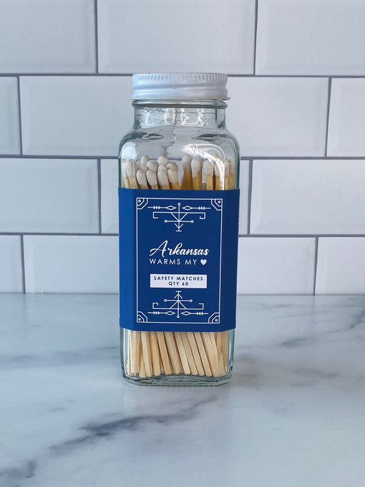 Arkansas Safety Matches - Arkansas Warms My Heart