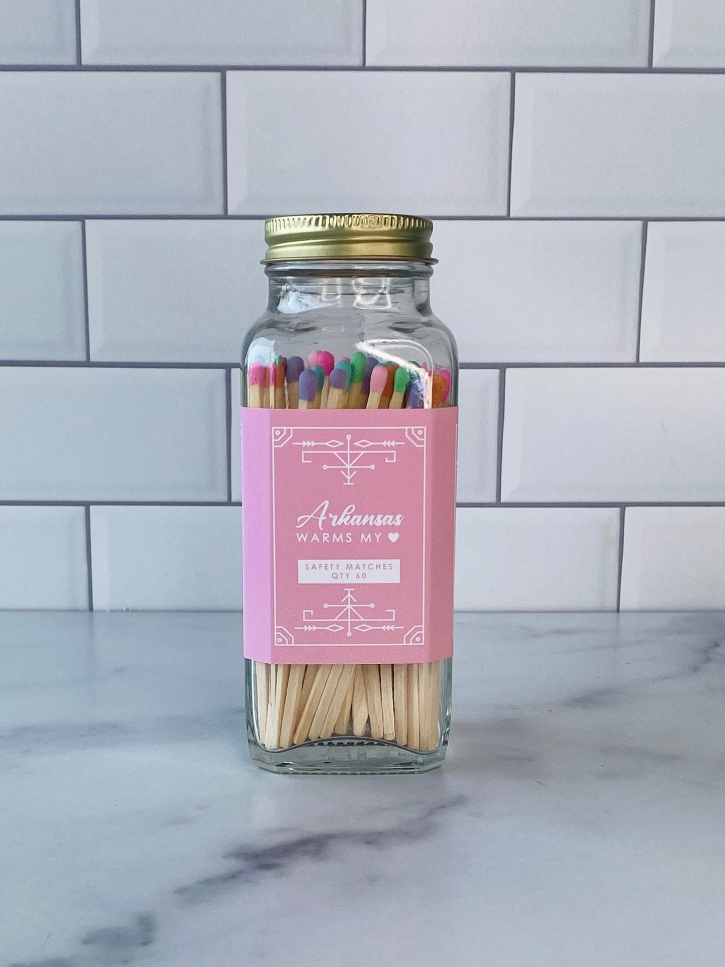 Arkansas Safety Matches - Arkansas Warms My Heart