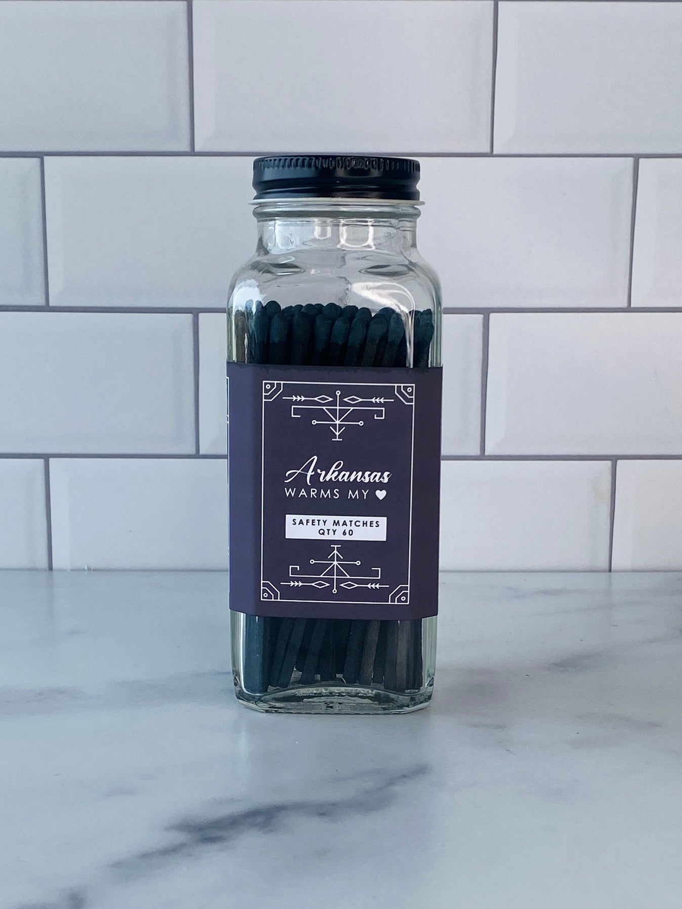 Arkansas Safety Matches - Arkansas Warms My Heart