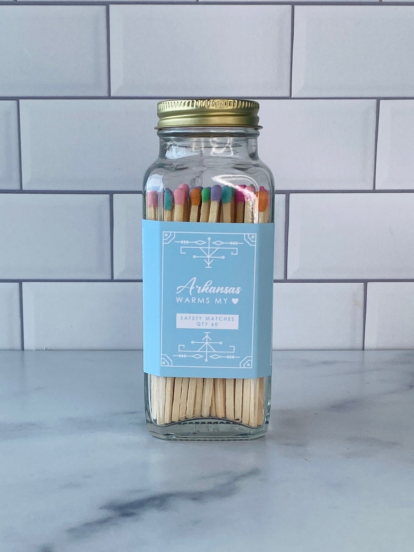 Arkansas Safety Matches - Arkansas Warms My Heart