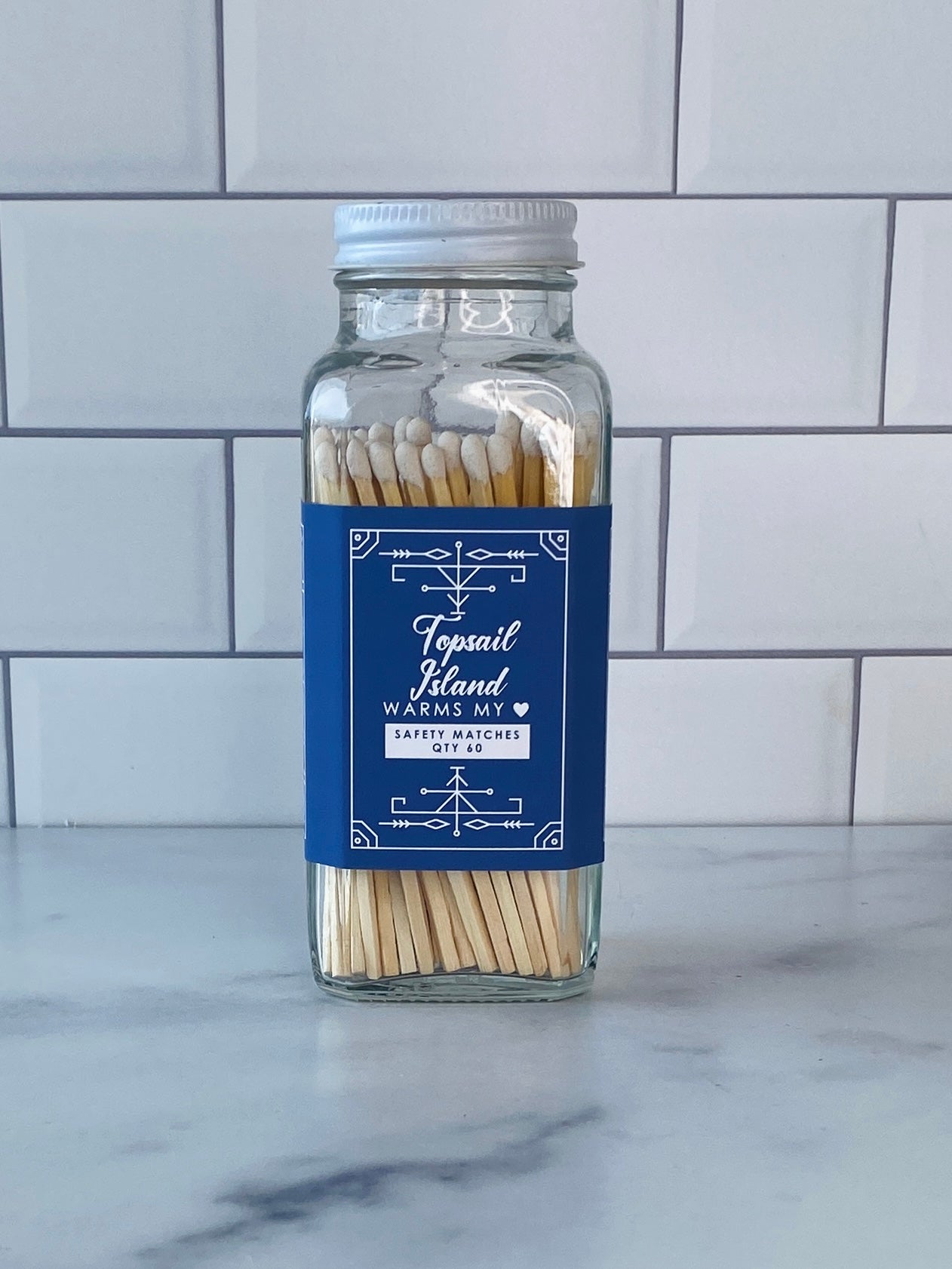 Topsail Island Safety Matches - Topsail Island Warms My Heart