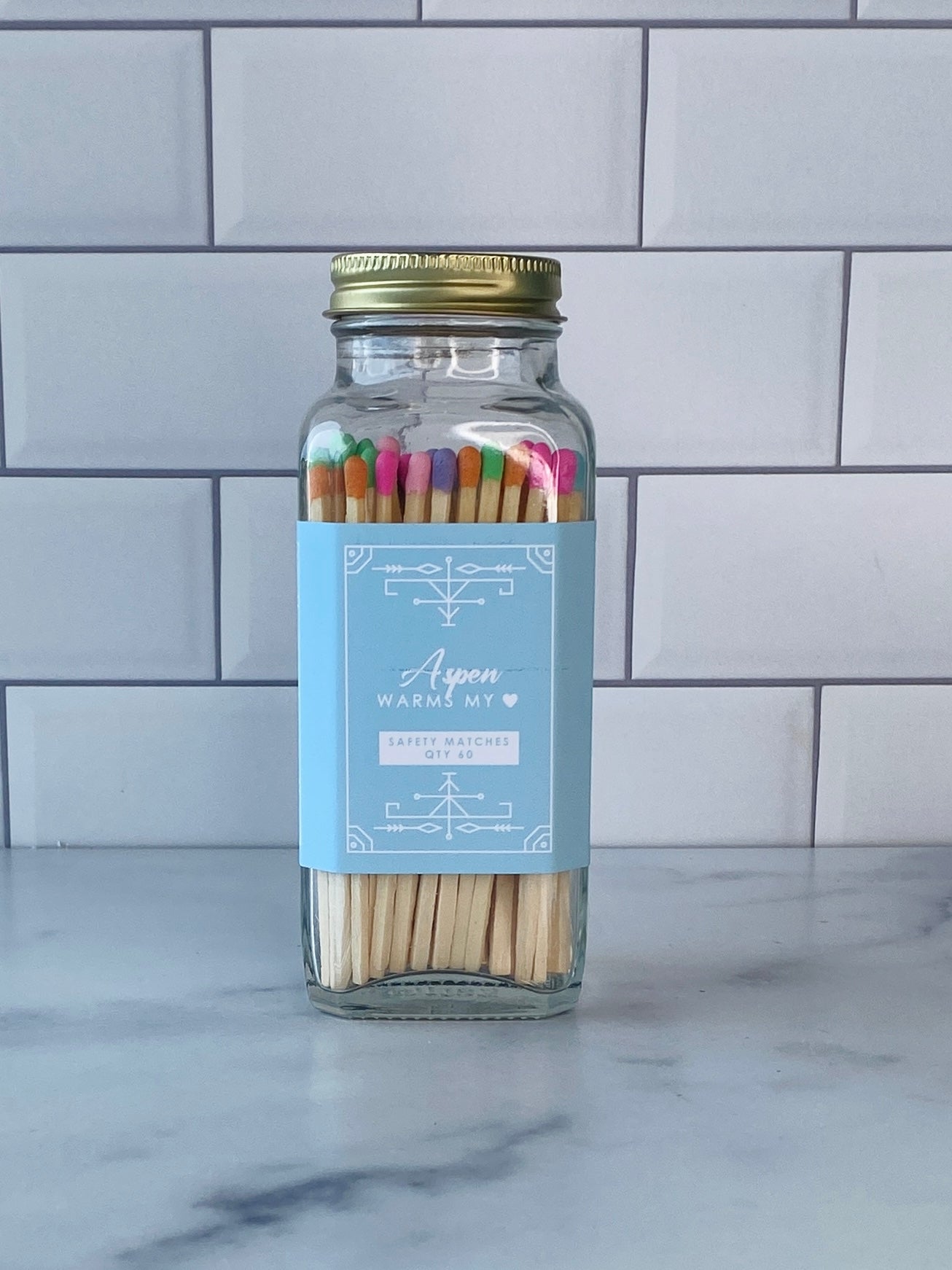 Aspen Safety Matches - Aspen Warms My Heart