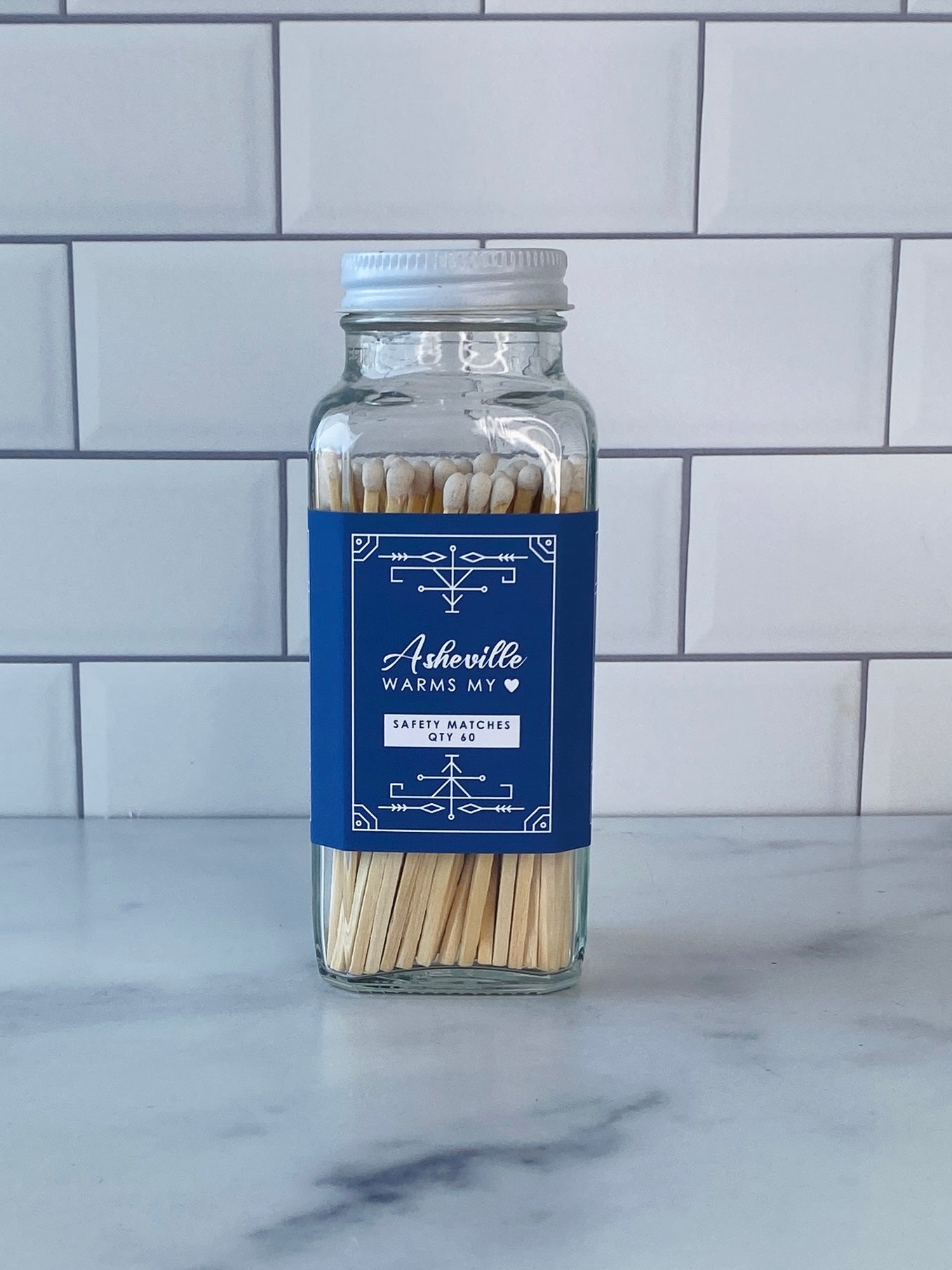 Asheville Safety Matches - Asheville Warms My Heart