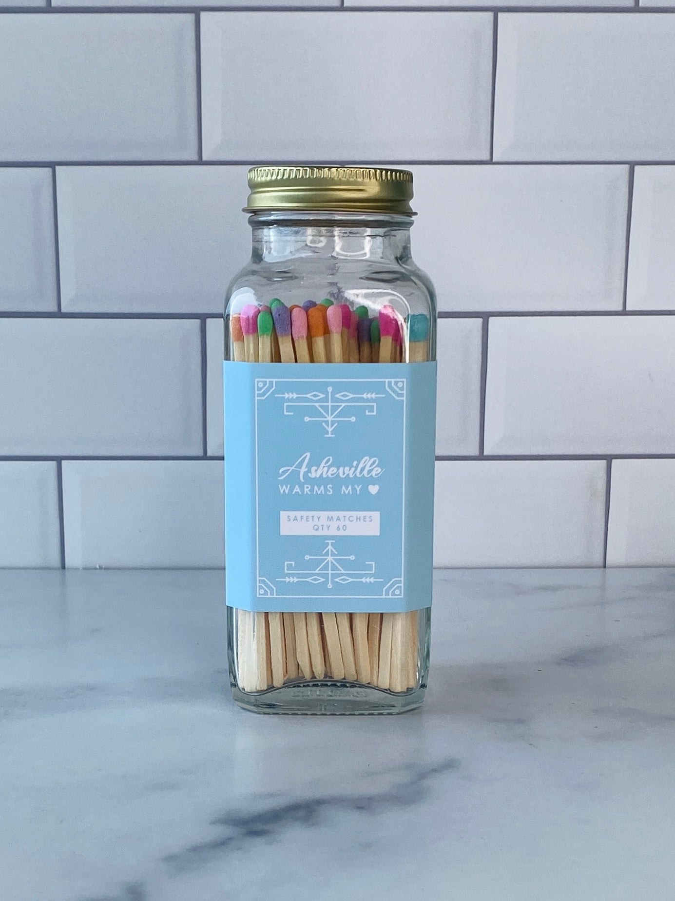 Asheville Safety Matches - Asheville Warms My Heart