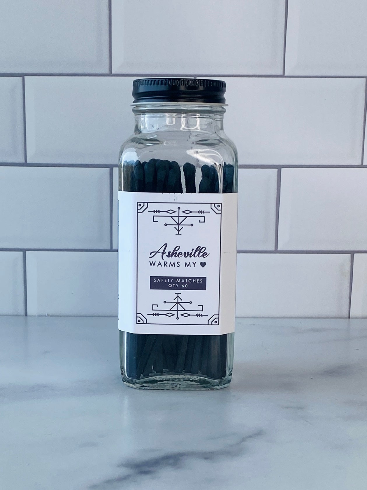 Asheville Safety Matches - Asheville Warms My Heart