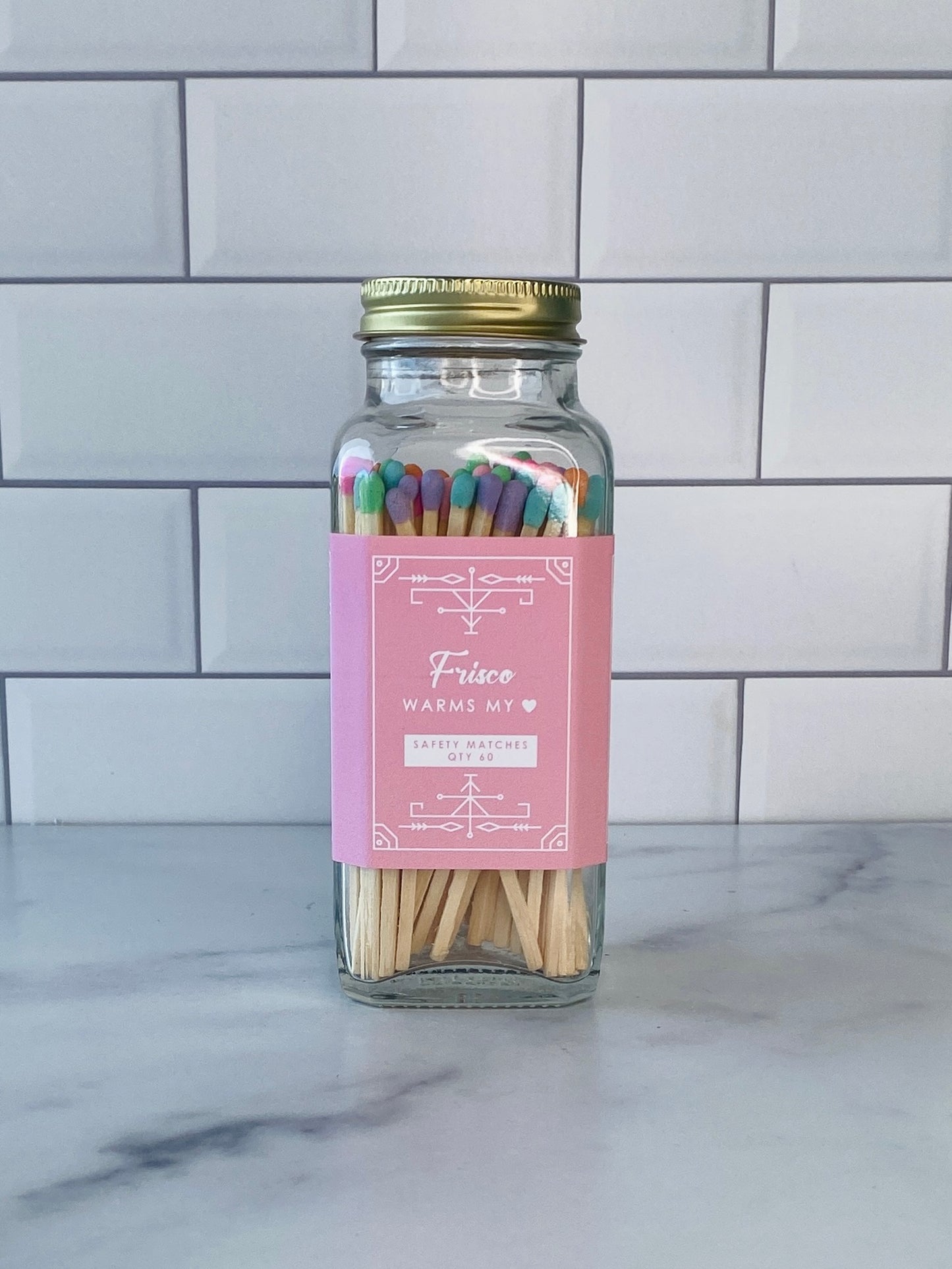 Frisco Safety Matches - Frisco Warms My Heart