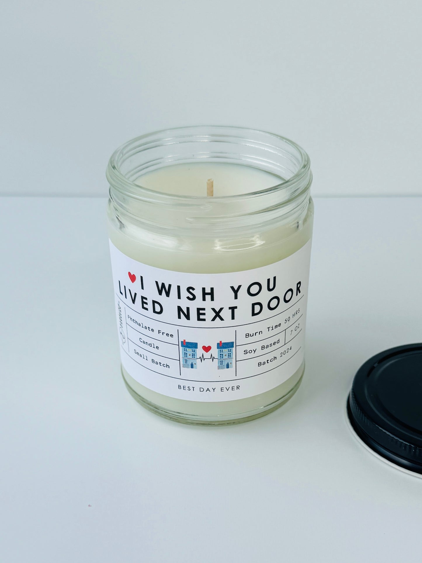 I Wish You Lived Next Door Candle