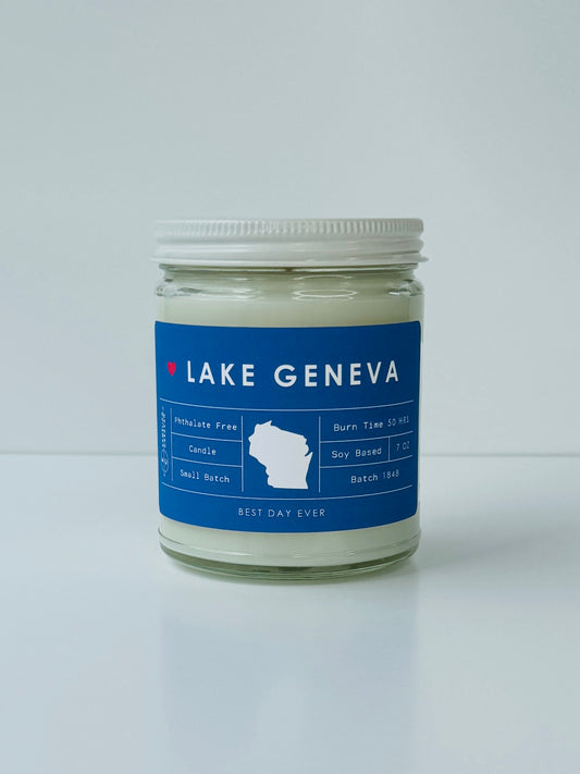 Lake Geneva, Wisconsin Candle